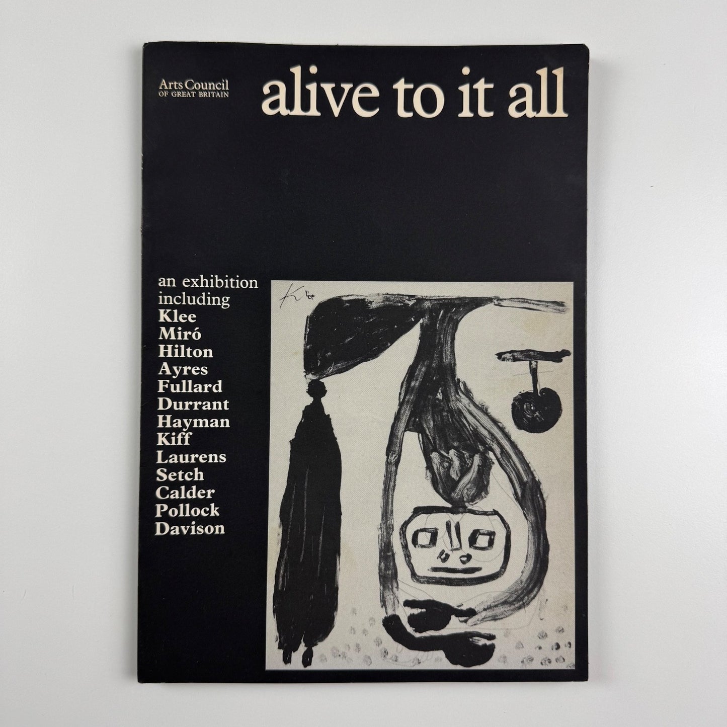 alive to it all | Arts Council folder catalogue and postcards 1983