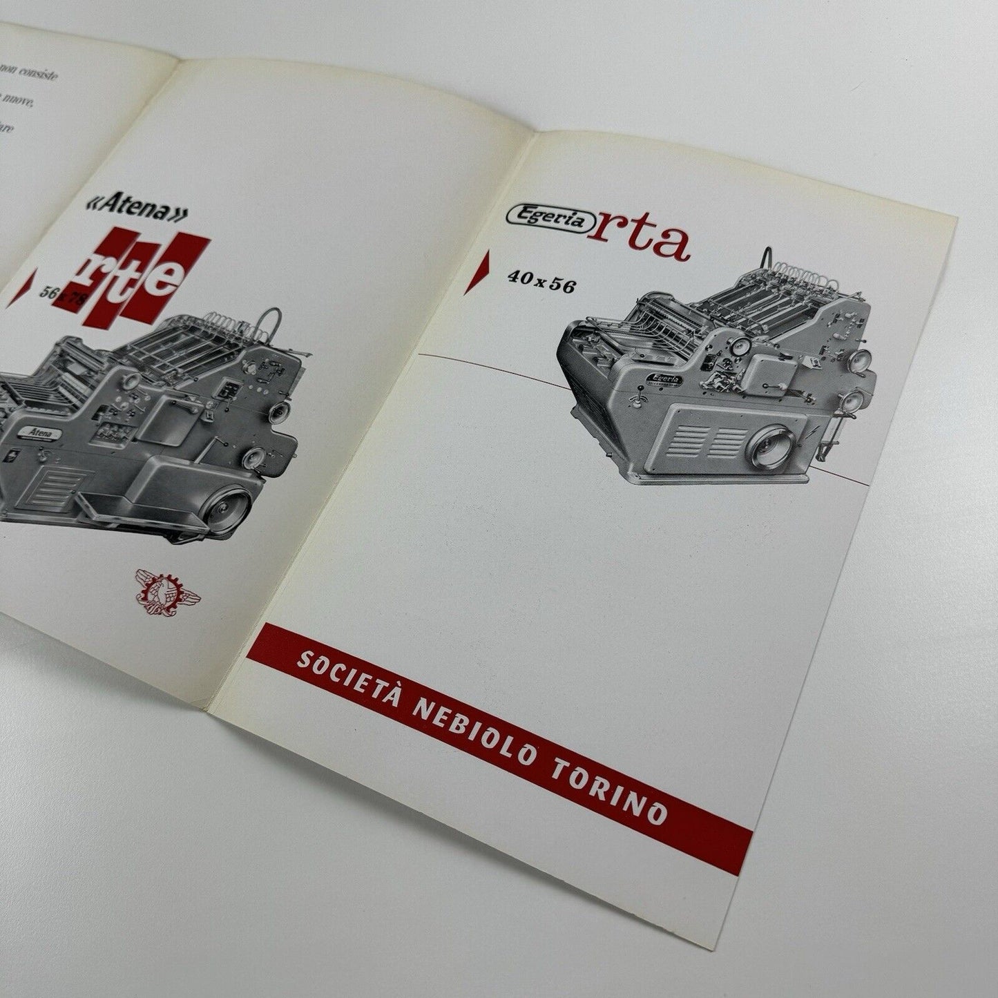 Type specimen folder – Società Nebiolo, Torino | Designed by Aldo Novarese