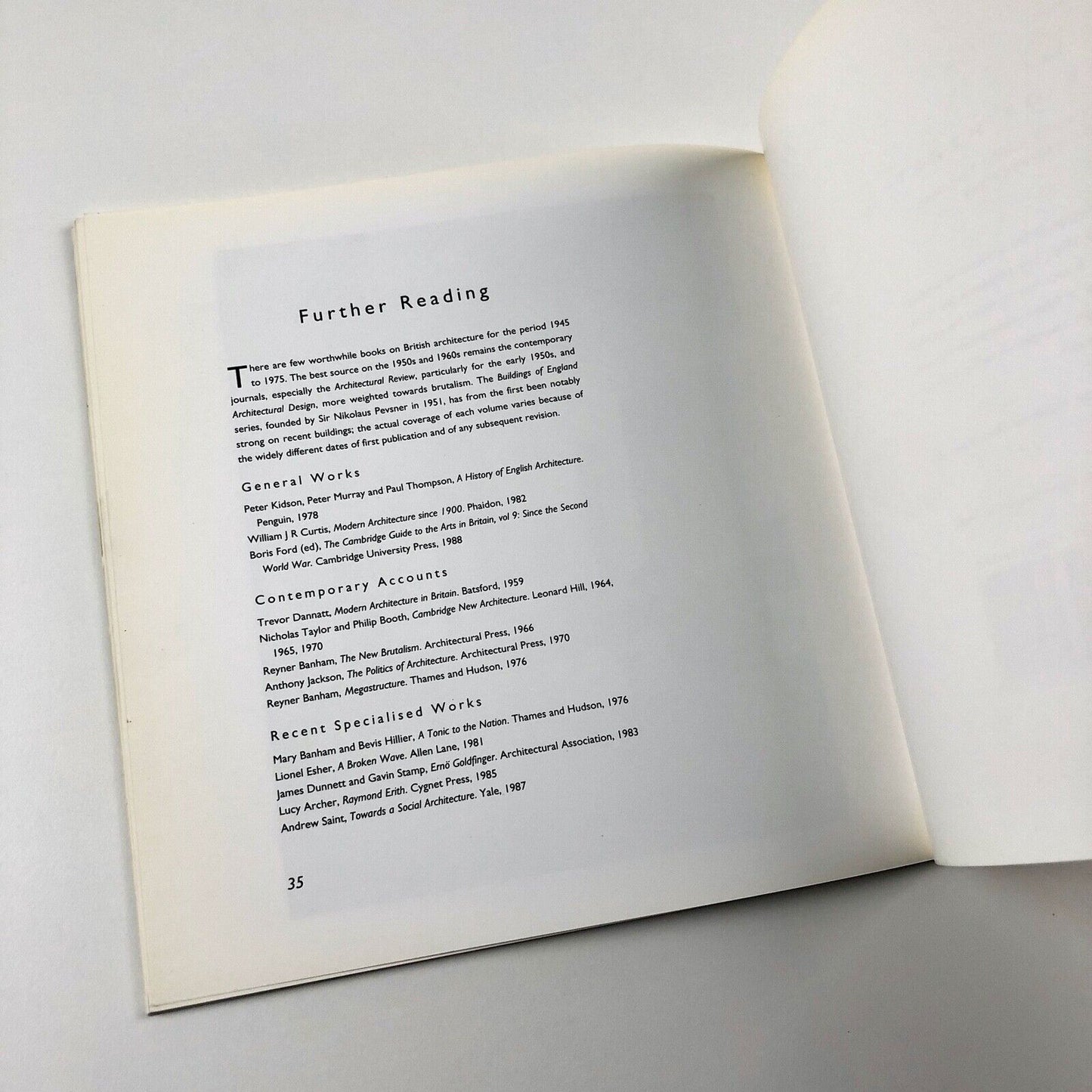 A Change of Heart: English Architecture Since the War | Royal Commission on the Historical Monuments of England and English Heritage, 1992