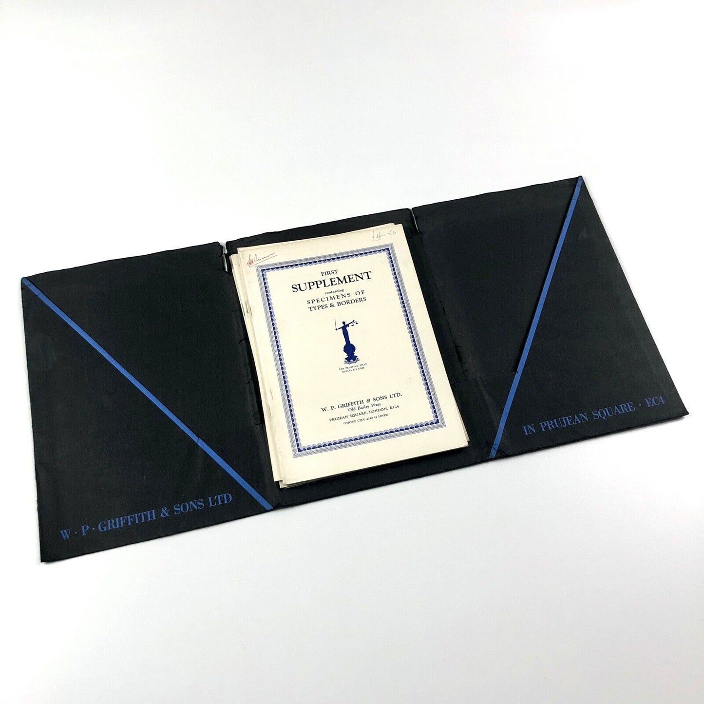 Type Fashions: 5 type specimen booklets | W.P Griffiths & Sons Old Bailey Press
