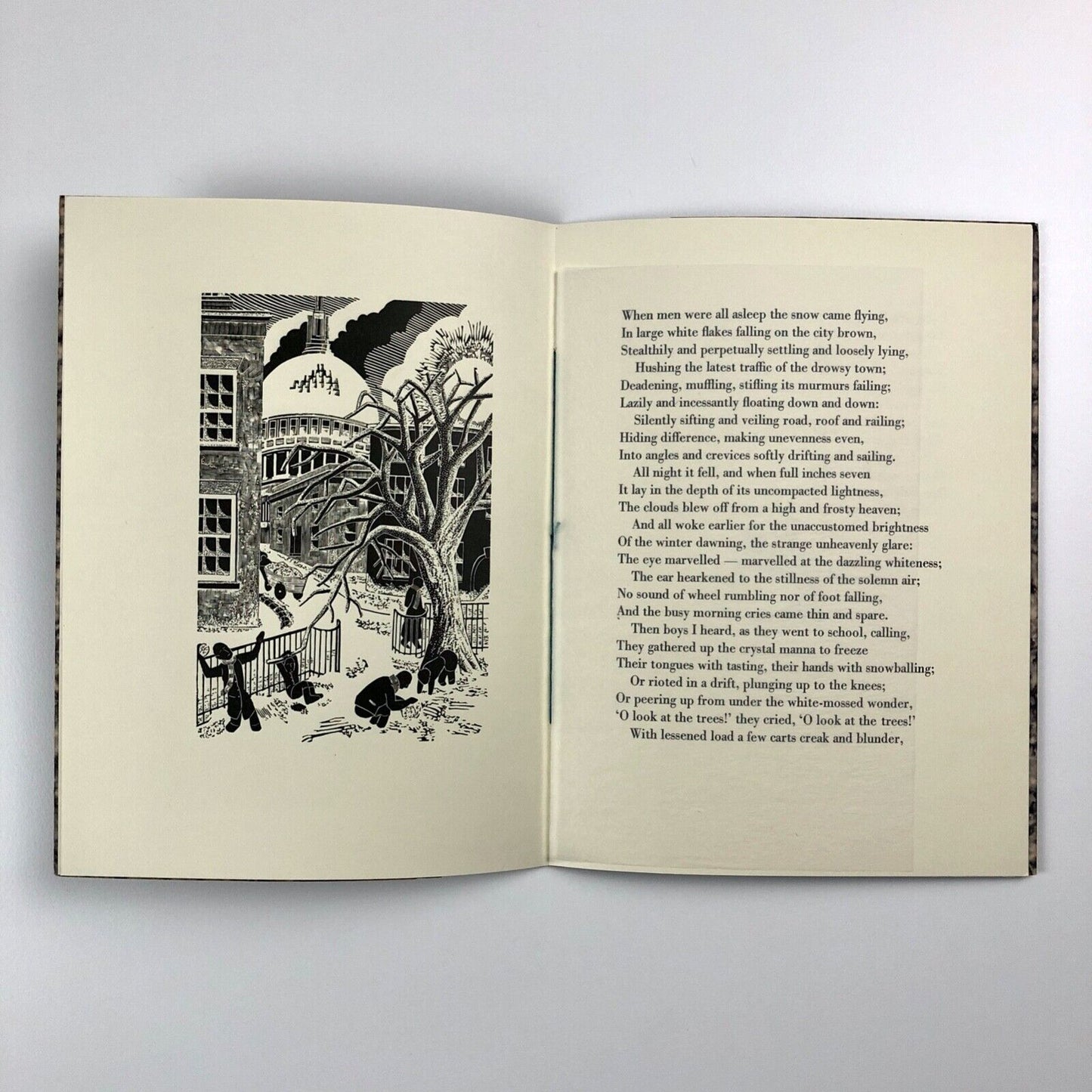 Robert Bridges – London Snow | The Simon King Press, 1988 limited edition