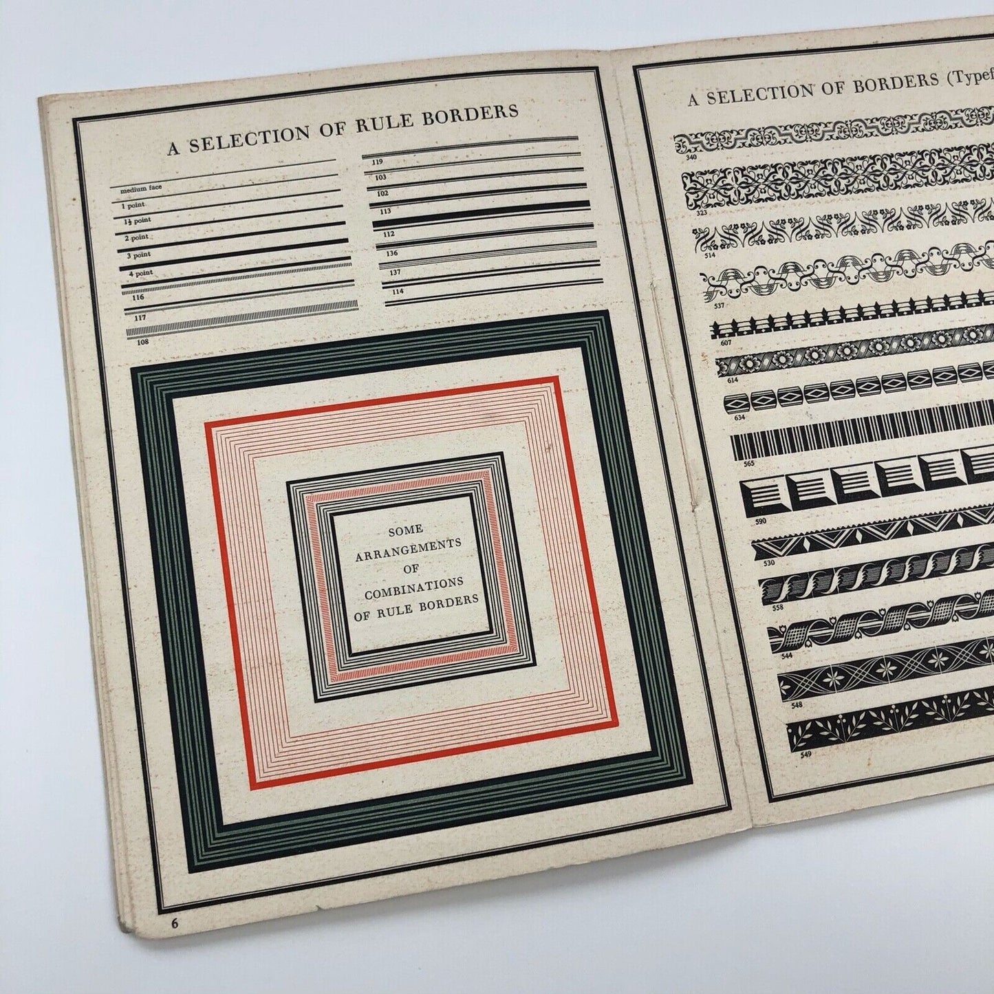 Type Faces in use at The Curwen Press | 1951 Type specimen brochure