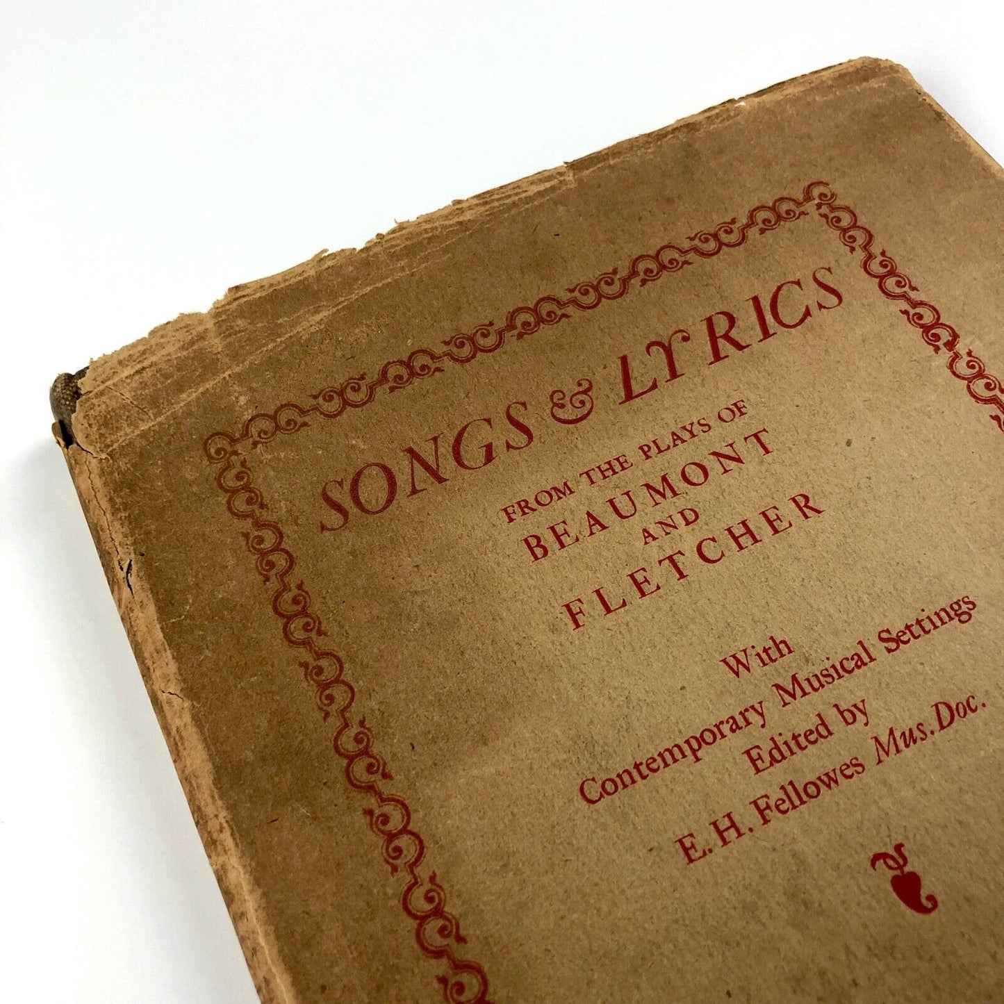 Songs & Lyrics from the Plays of Beaumont and Fletcher | Frederick Etchells, 1928 | Limited edition