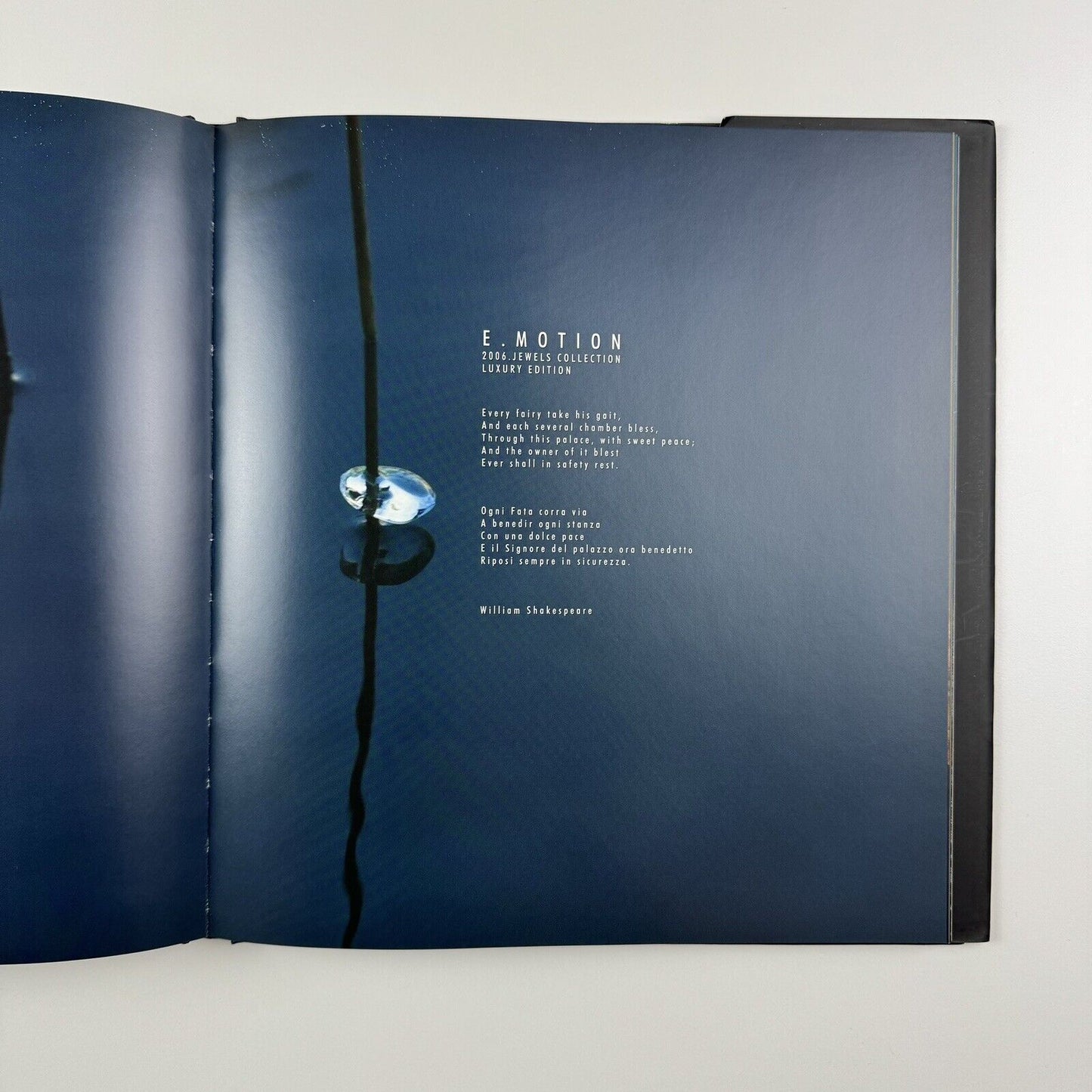 Jarretiere. E. Motion. 2006 Jewels Collection Luxury Edition catalogue, 2006
