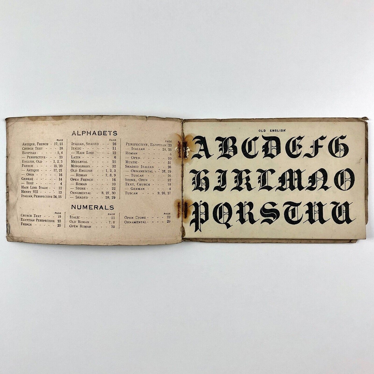 The Ornamental Penman's Pocket Book of Alphabets: Engravers, Sign Writers and Draughtsmen | Benjamin Alexander