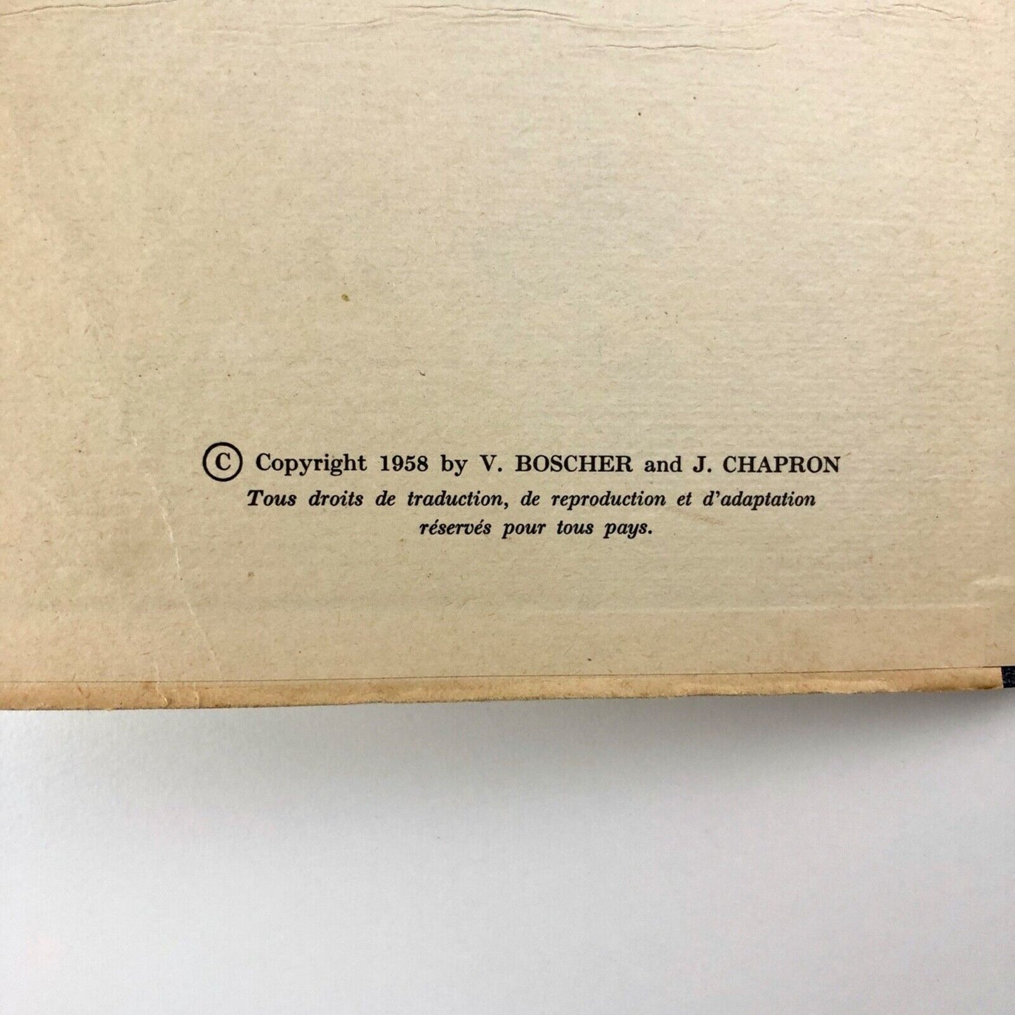Méthode Boscher ou La Journée des Tout Petits Mme J. Chapron 1958