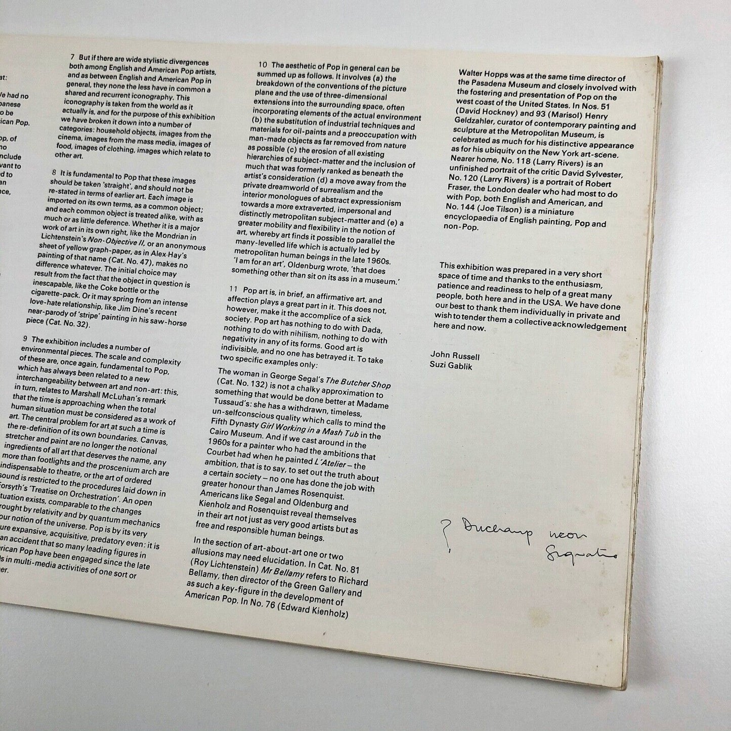 Pop Art | Exhibition catalogue | Hayward Gallery London, 1969 | catalogue design Gordon House