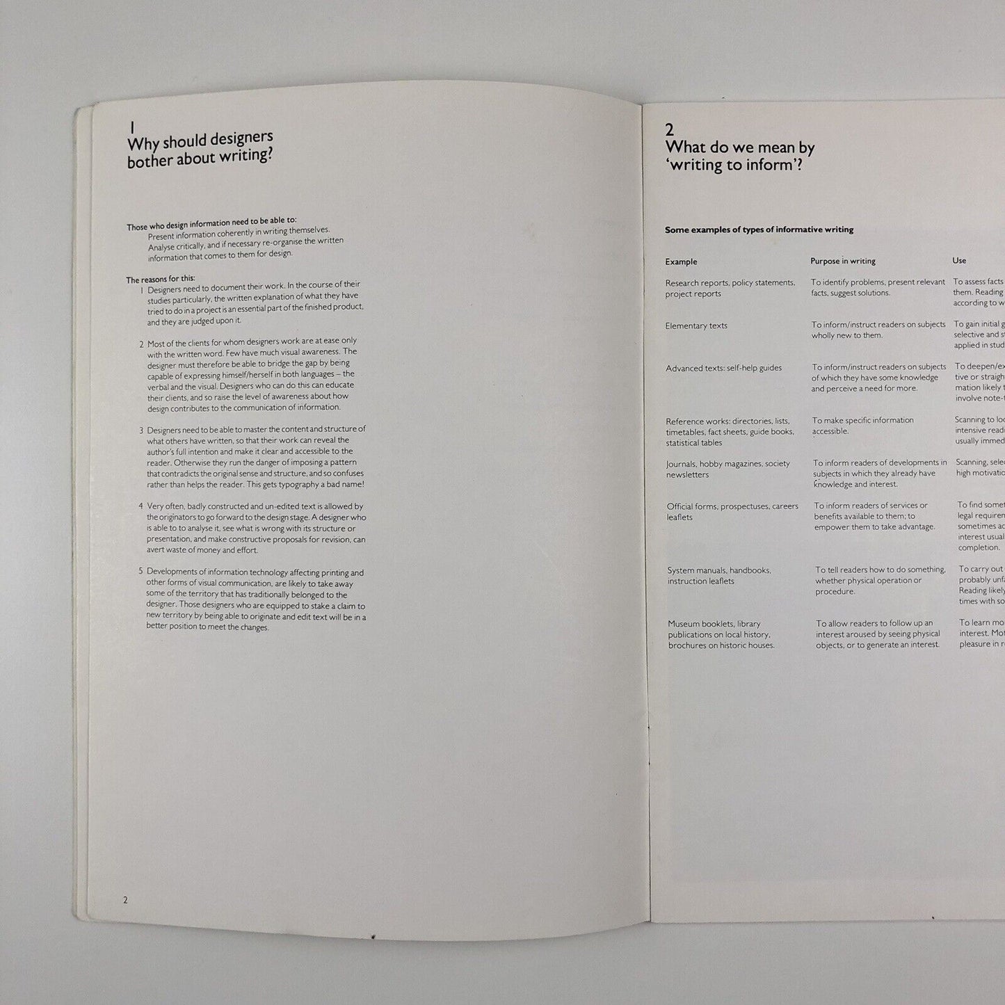 Writing to inform by Liz Orna | Ravensbourne College of Art and Design, 1983