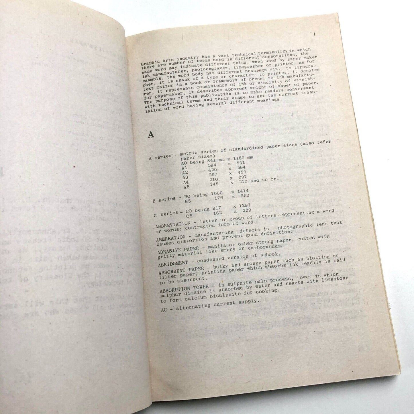 Glossary of Terms in Printing and Allied Technology by R. Krishnamoorthi | Indian Academy of Printing & Graphic Arts, 1989