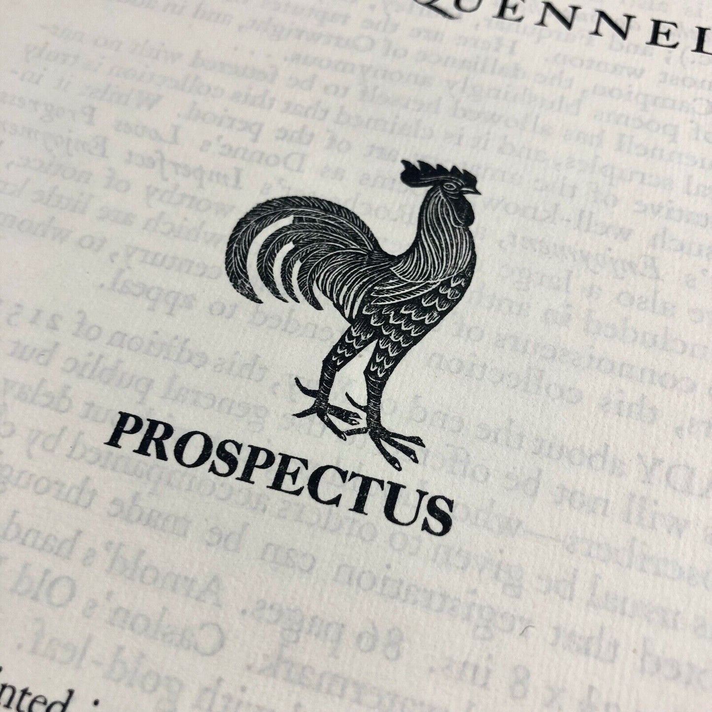 A Lovers Progress Nancy Quennell | Golden Cockerel Press prospectus 1938