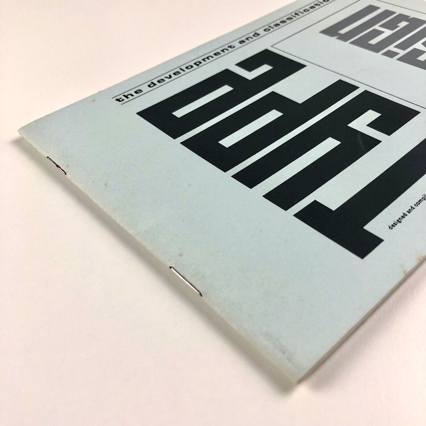 The Development & Classification of Type Design, School of Printing R.E. O'Brien