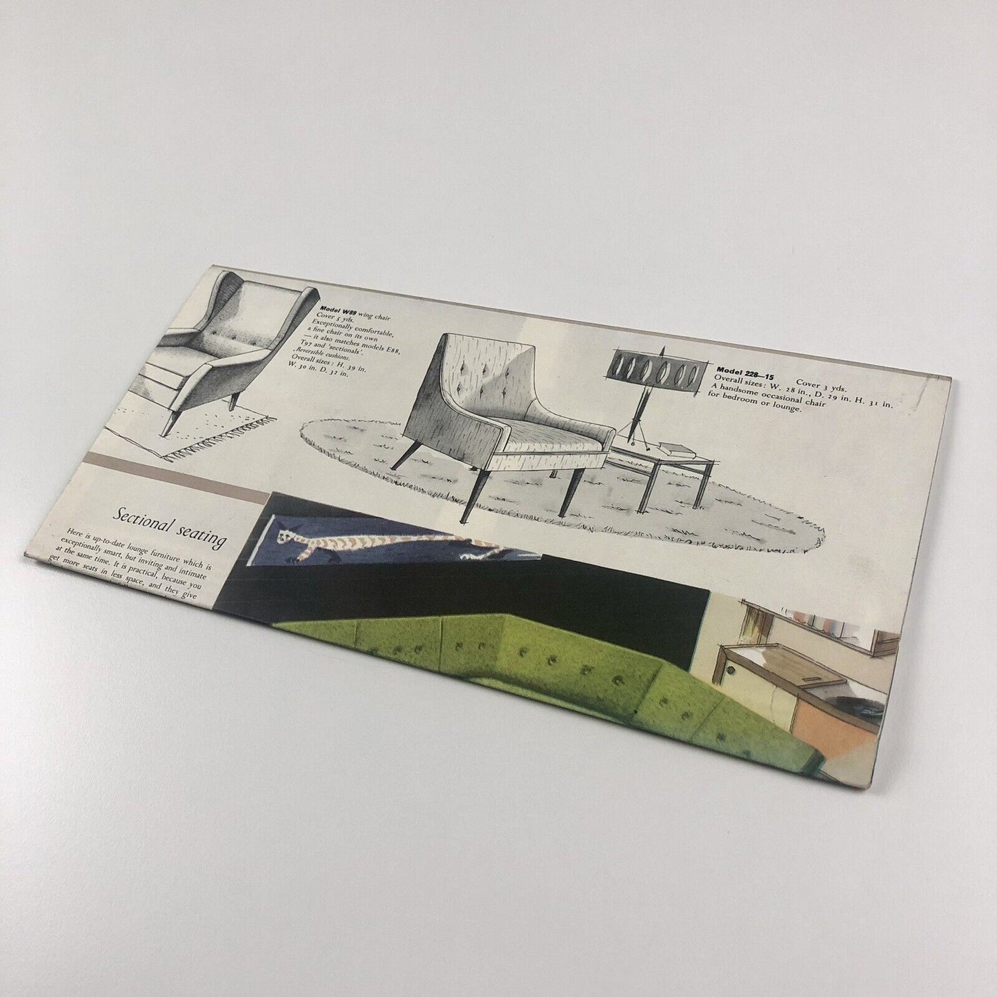 Cintique. The world’s most comfortable chairs and settees… mid century brochure, undated presumed to be 1960s