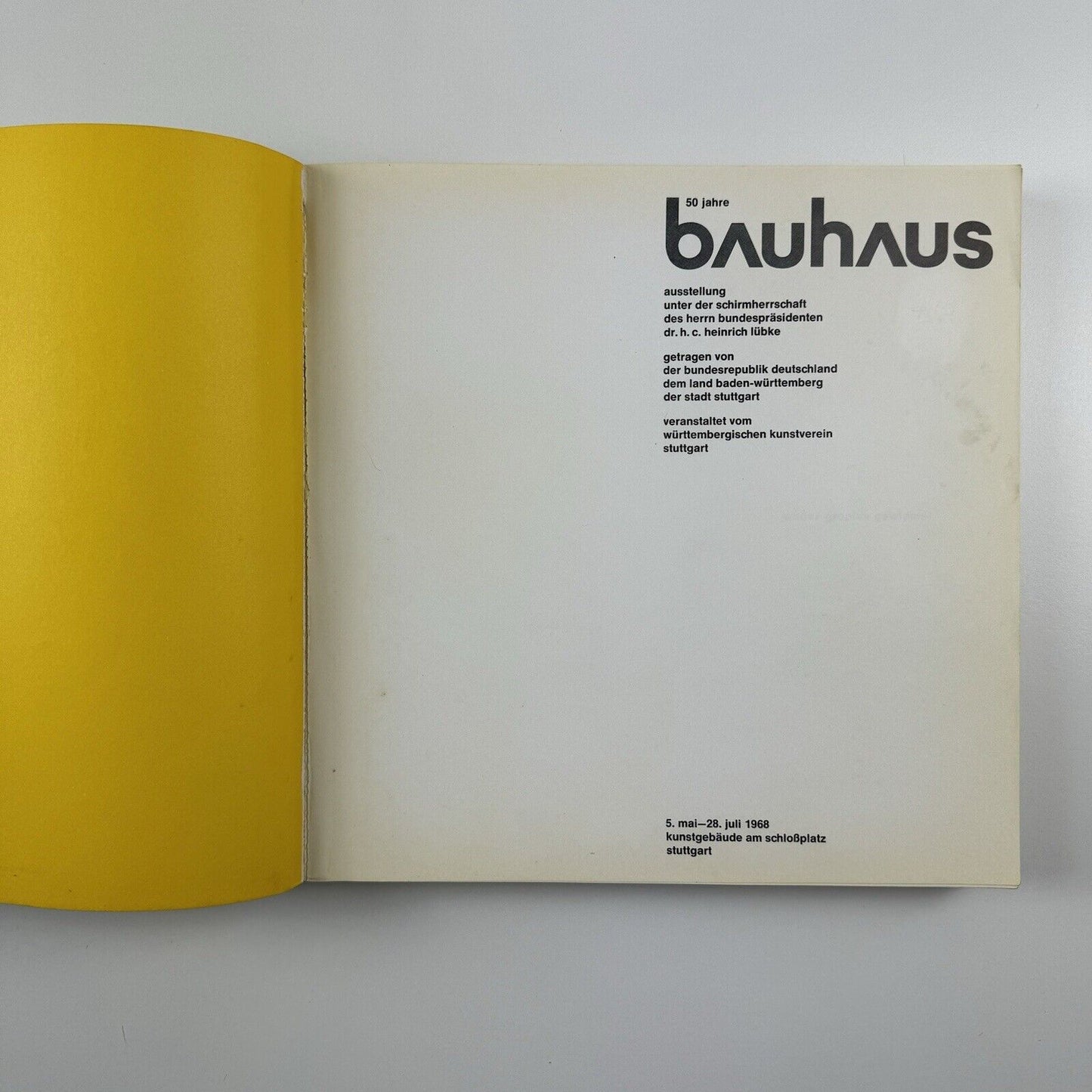 50 Jahre Bauhaus | Kunstgebäude am schlossplatz, Stuttgart 1968