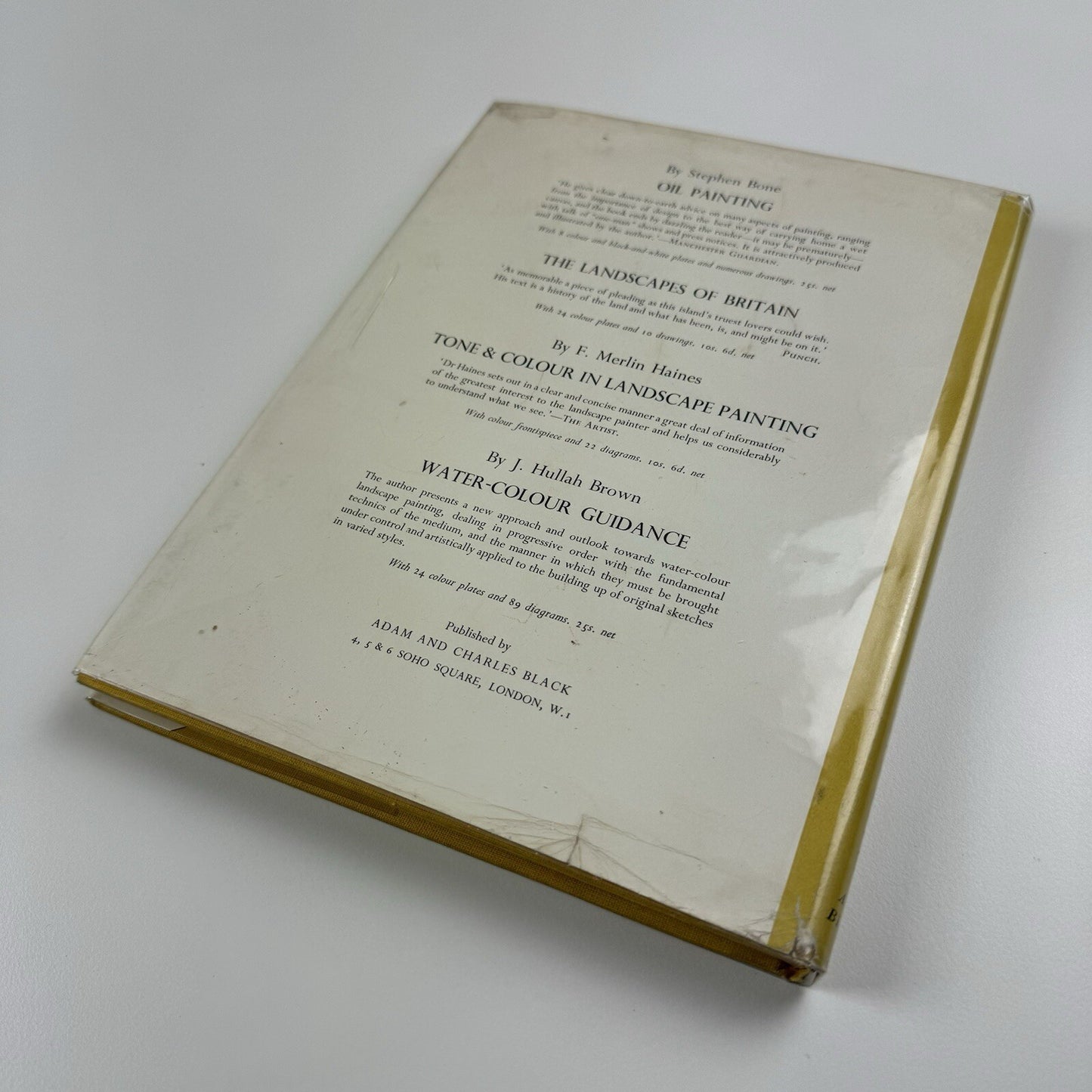 Water-colour Painting – A Practical Guide | Barbara Jones | Adam & Charles Black 1960