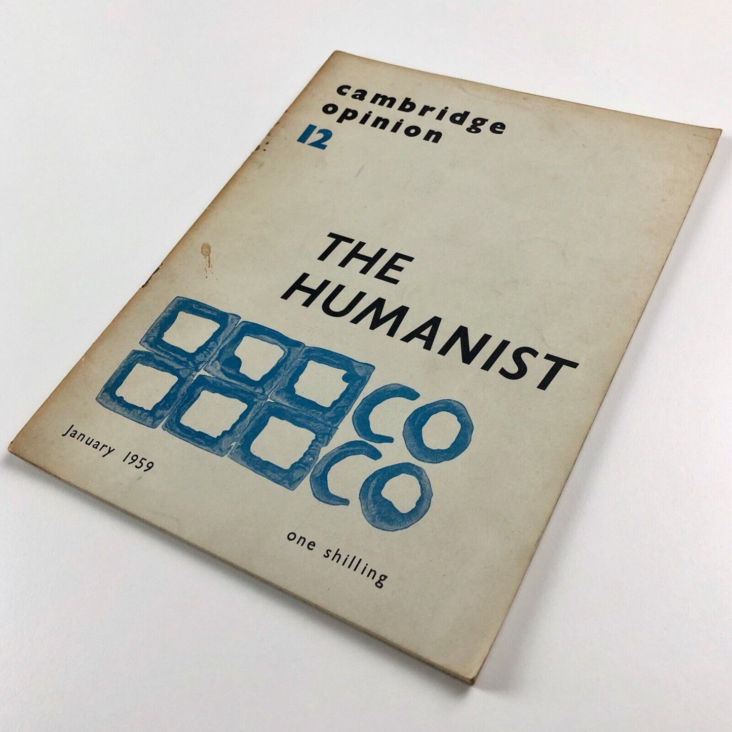 Cambridge Opinion The Humanist No. 12, January 1959 | edited by Roger Warren Evans