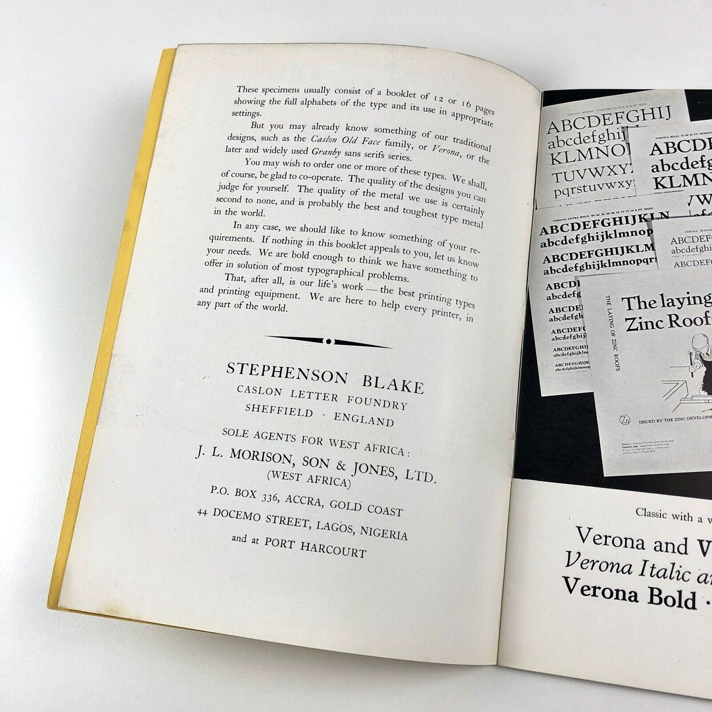 A booklet of interest to every printer... | Stephenson Blake promotional booklet | Undated, probably 1950s?