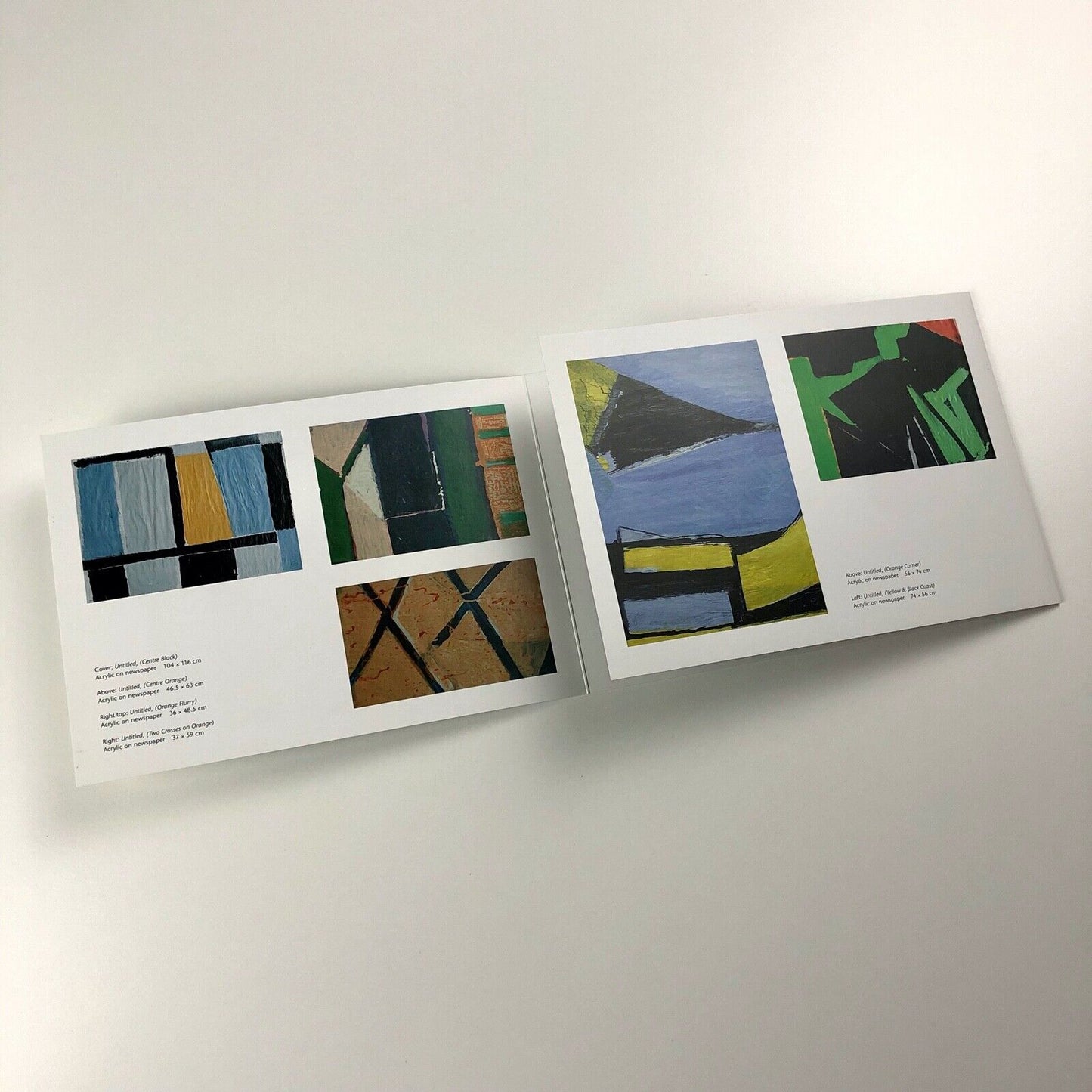 Leaflet for Frank Beanland: Works On Paper | Belgrave Gallery St. Ives, 2007