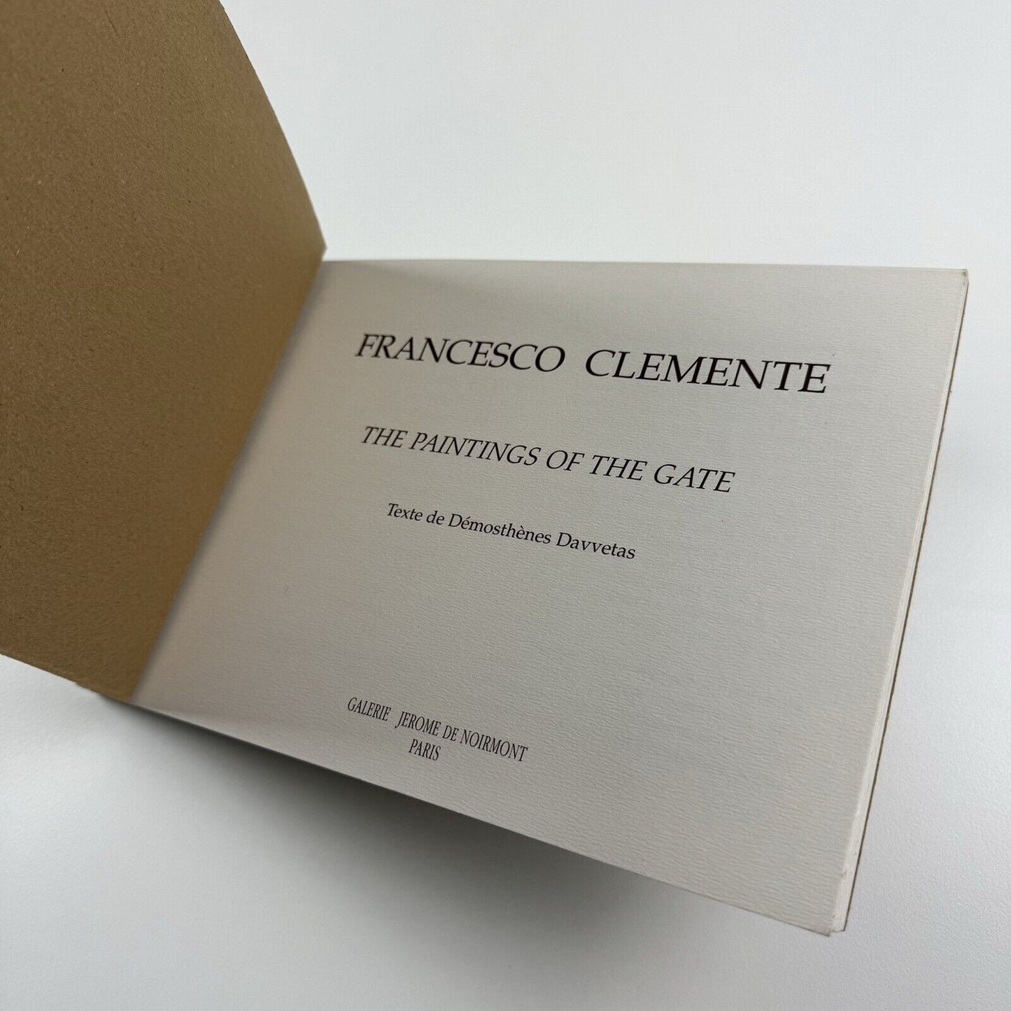 Francesco Clemente – The Paintings of the Gate | Exhibition catalogue | Galerie Jerome de Noirmont, Paris, 1997