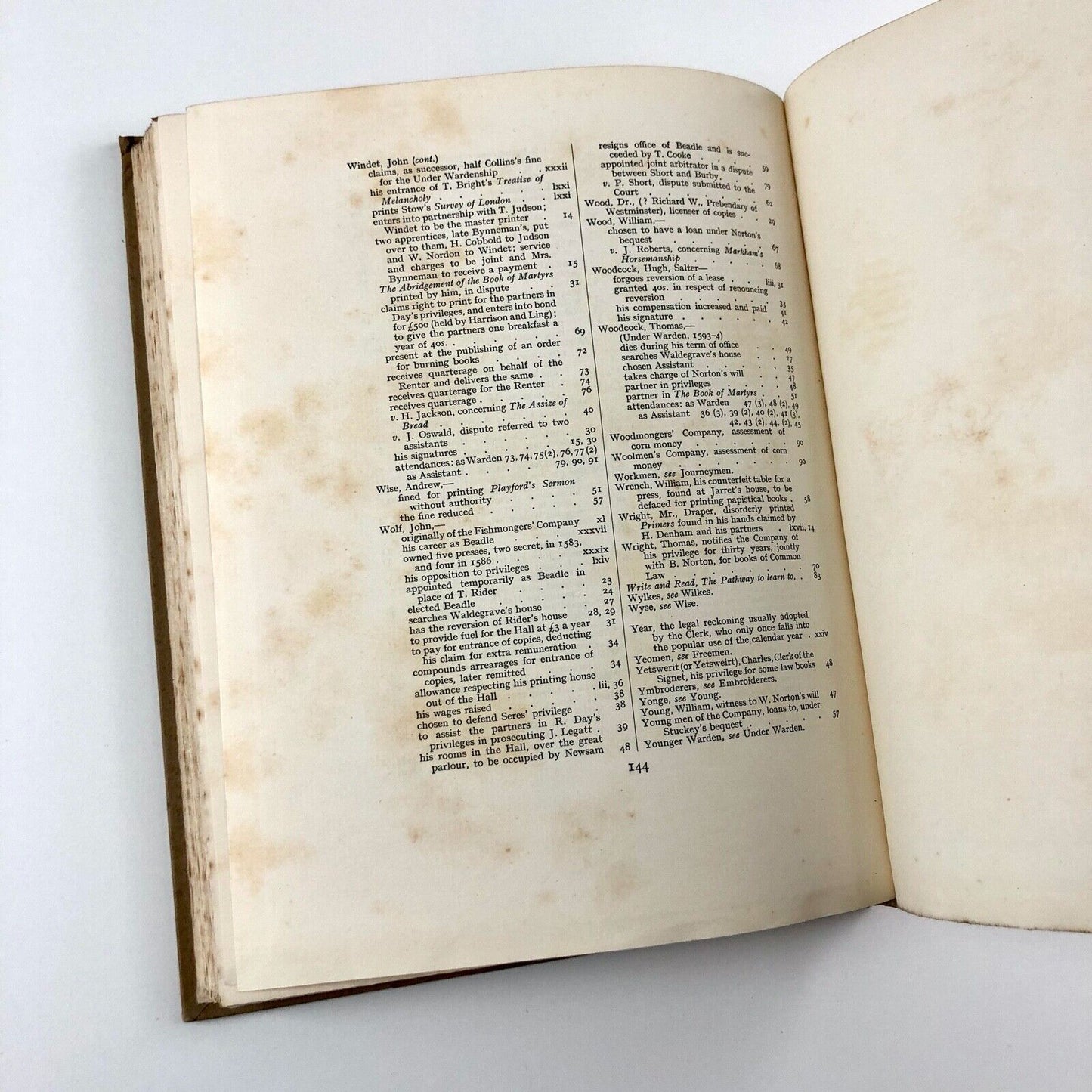 Records of the Court of the Stationers’ Company 1576-1602 | Greg & Boswell, 1930