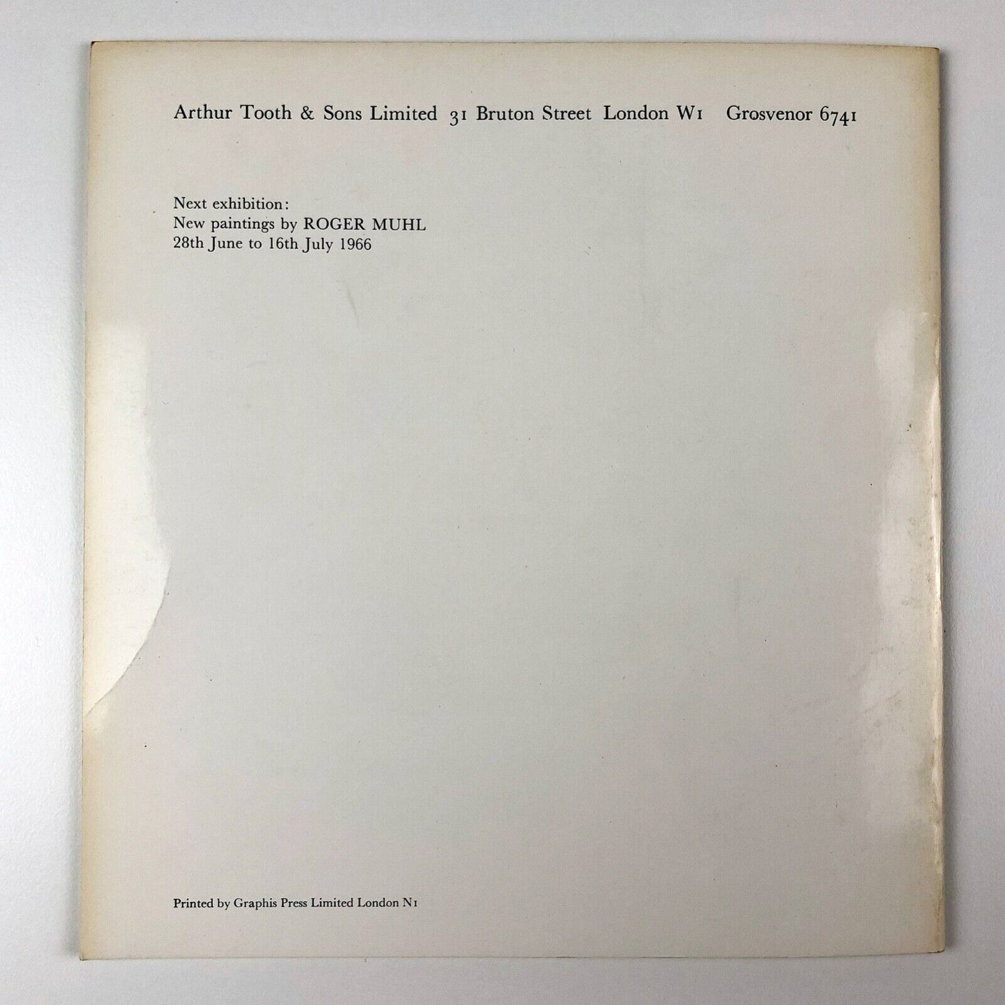 Pointillisme | Dorton House School exhibition | Arthur Tooth catalogue, 1966