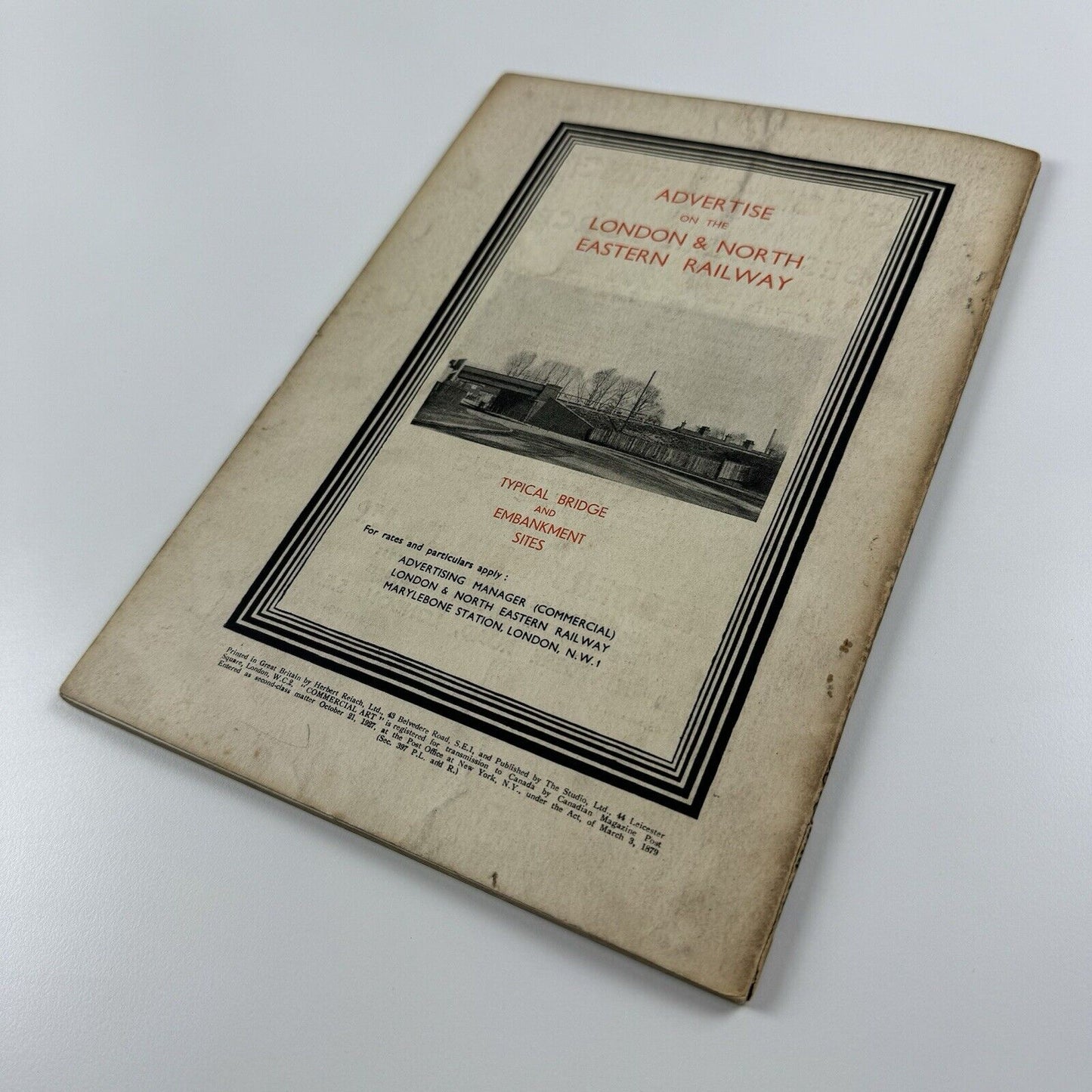 Commercial Art Advertisers Magazine | October 1930, Vol 9 No 52 | The Studio Ltd | includes article on Guinness