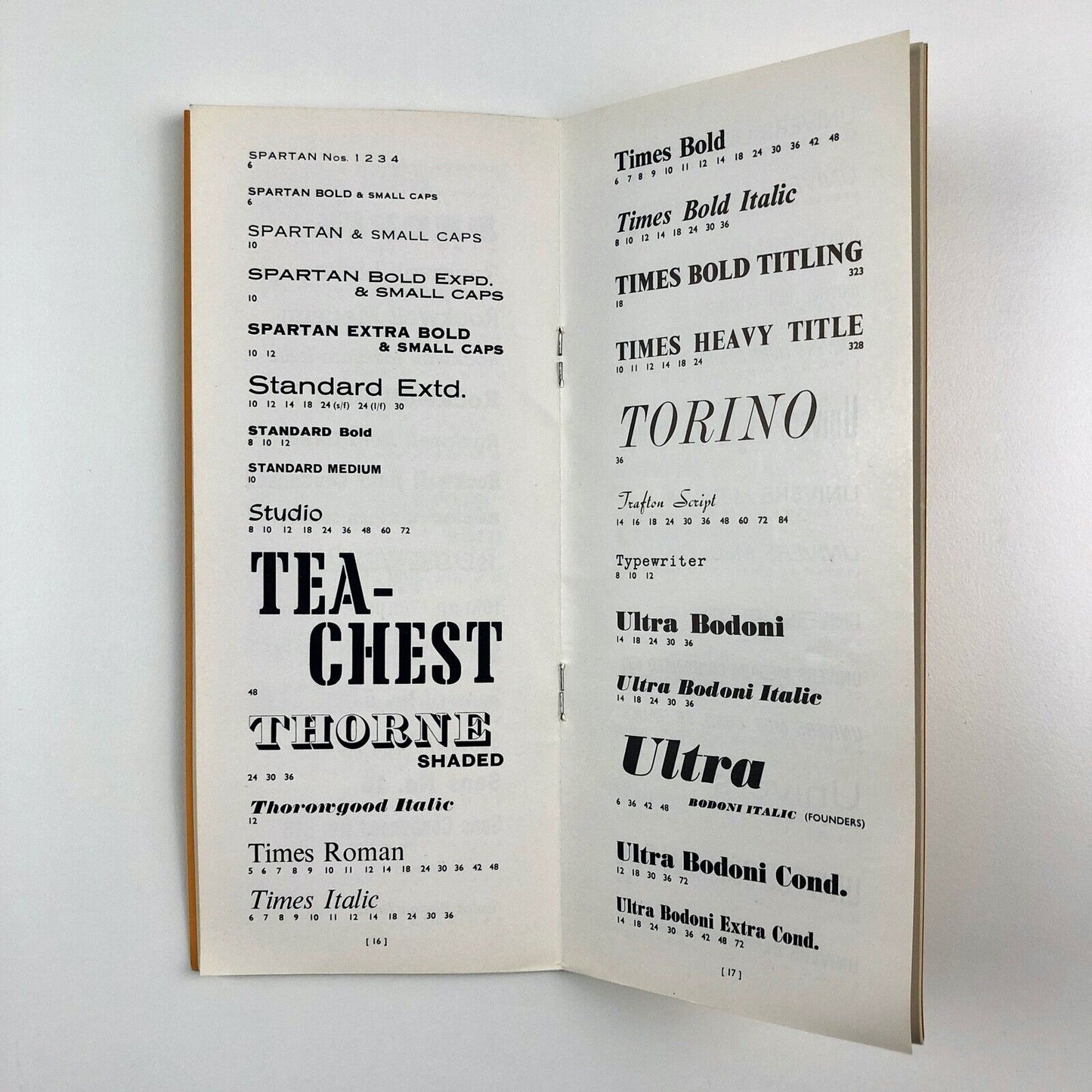 B. Dellagana & Co Synopsis of over 300 Type Faces | Type specimen booklet, 1967