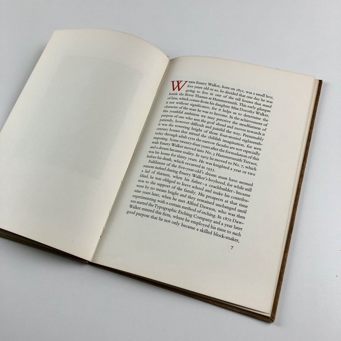 Sir Emery Walker and the revival of printing by C. Volmer Nordlunde 1959 | Double Crown Club connection