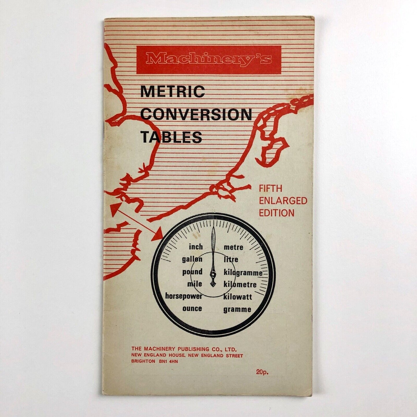 Metric Conversion Tables booklet | Machinery Publishing Co Brighton 5th edn