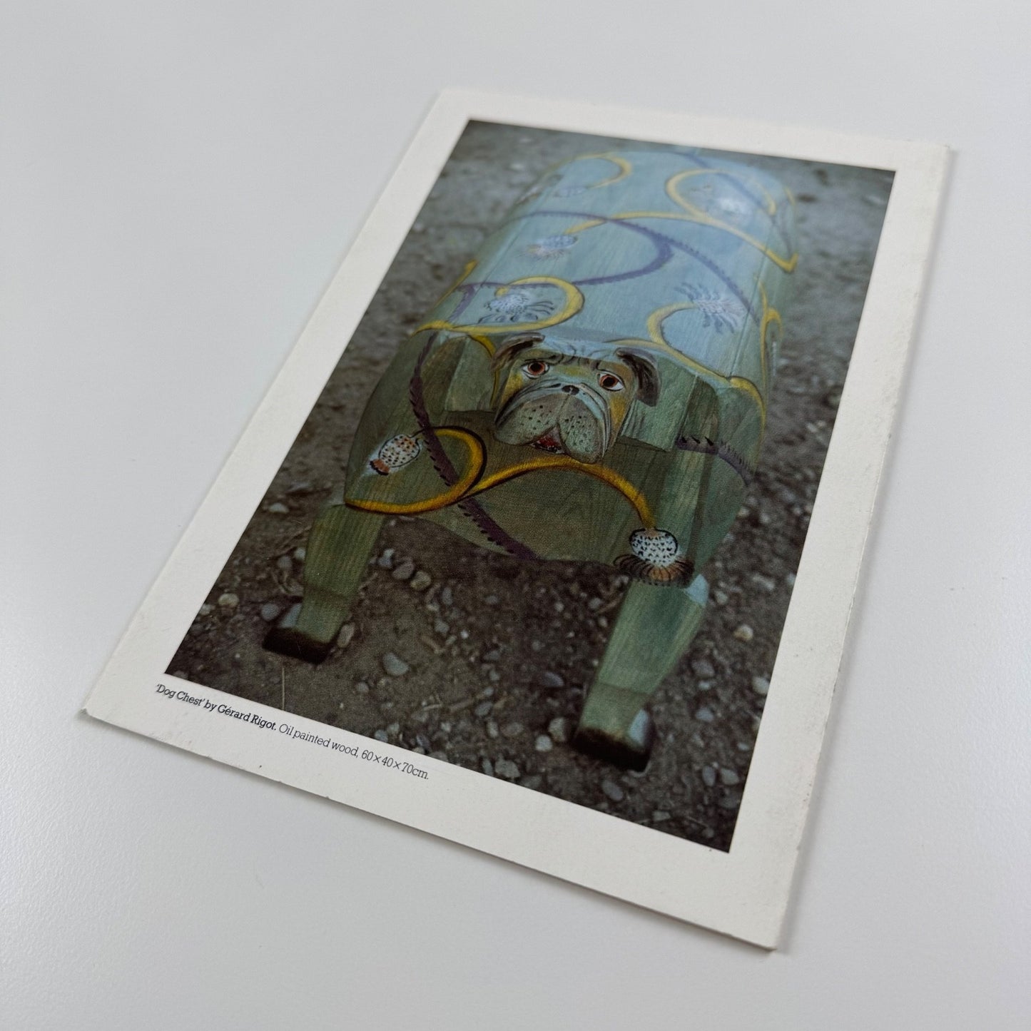 Fold out leaflet for Janet Bolton & Gerard Rigot | Contemporary Applied Arts 1989