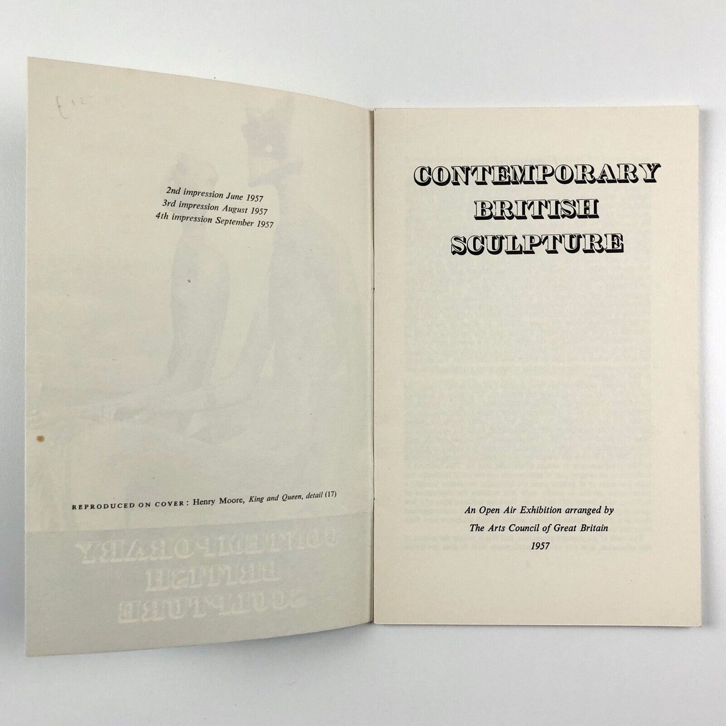 Contemporary British Sculpture | Arts Council, 1957