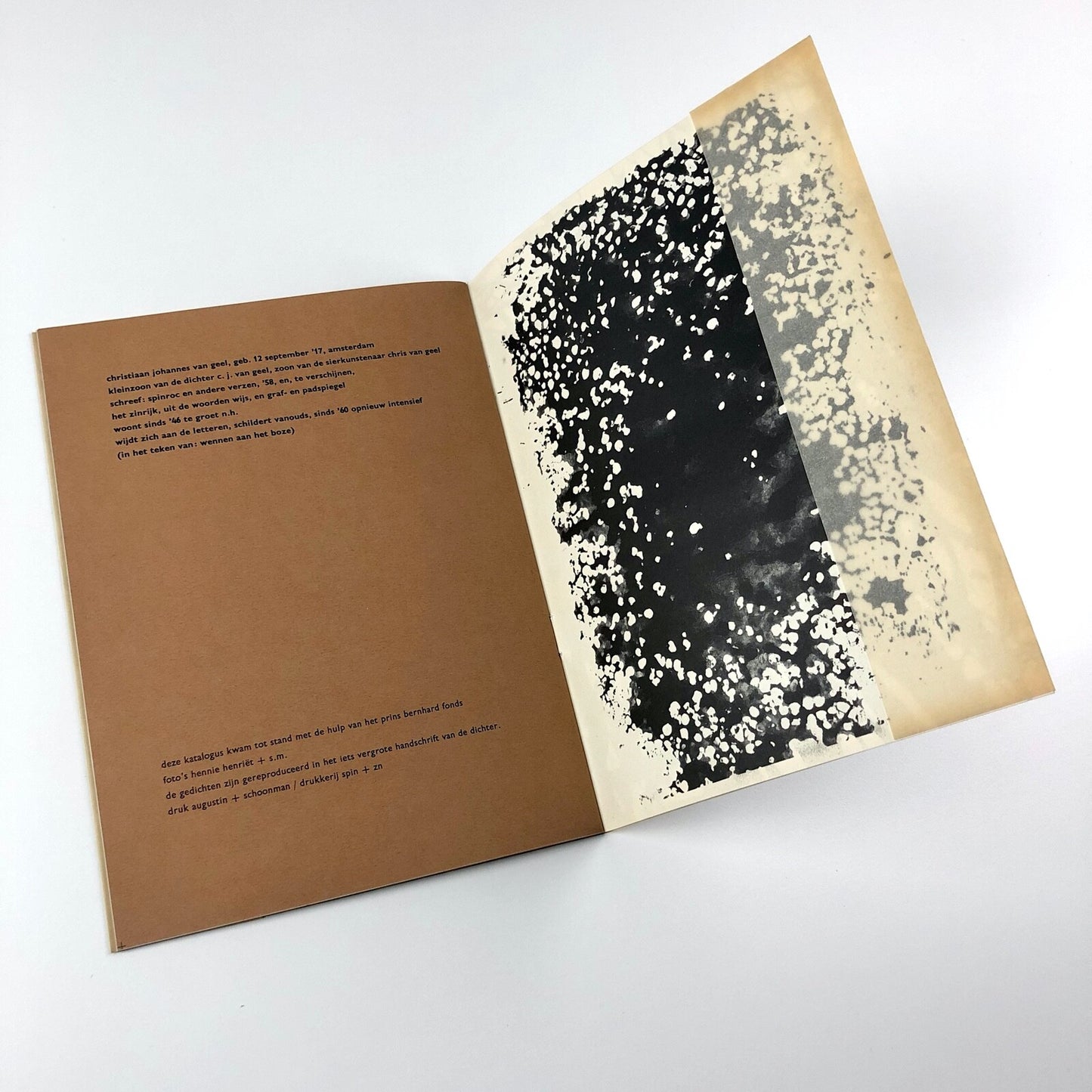 (Ch. J ) Van Geel | Stedelijk Museum catalogue no. 284 | 1961