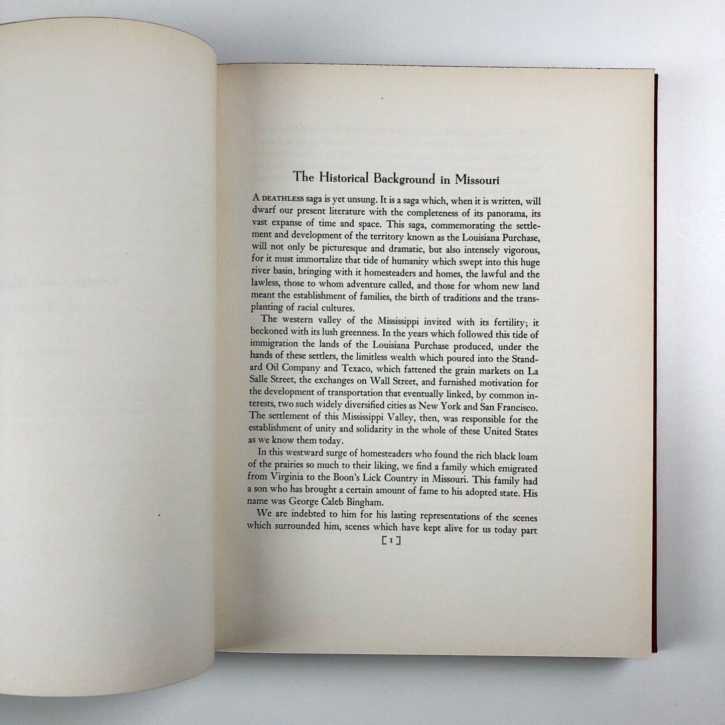 George Caleb Bingham of Missouri. The Story of An Artist by Albert Christ-Janer | Dodd, Mead & Co, New York, 1940
