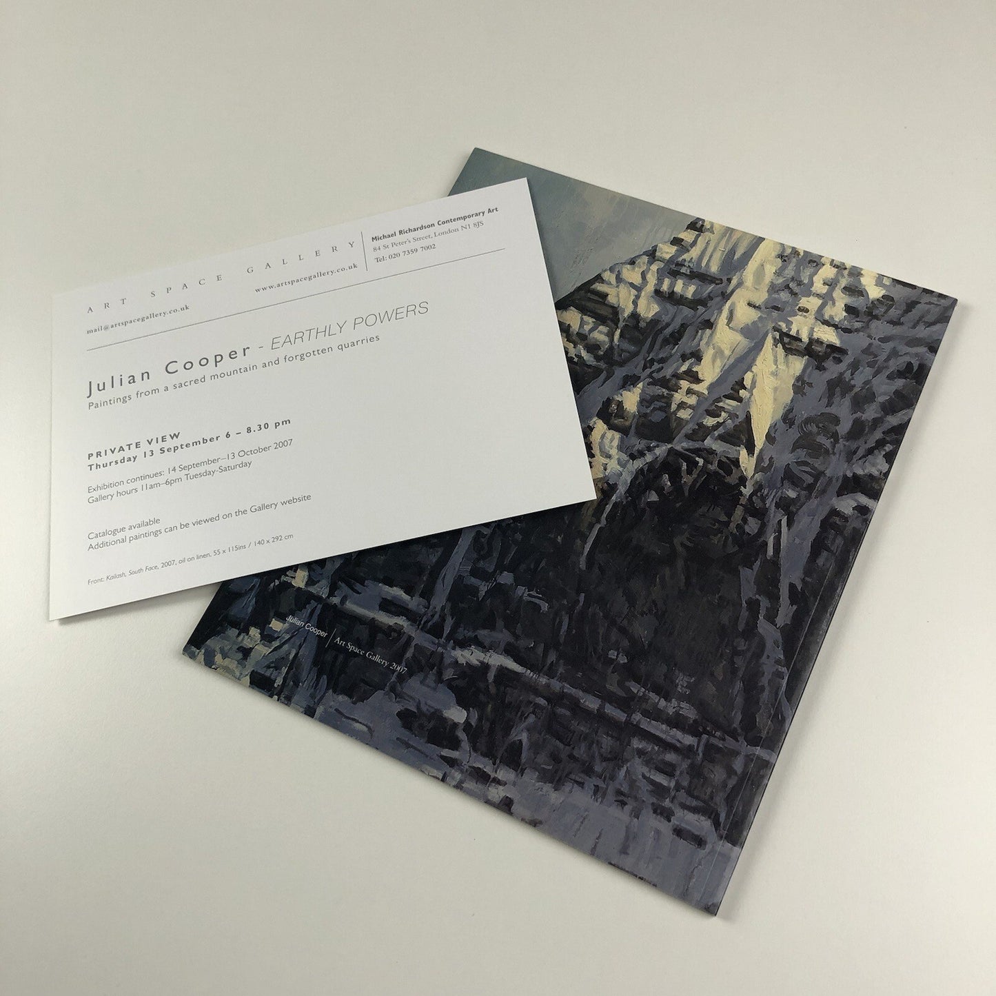 Julian Cooper – Earthly Powers Paintings | Art Space Gallery catalogue, 2007