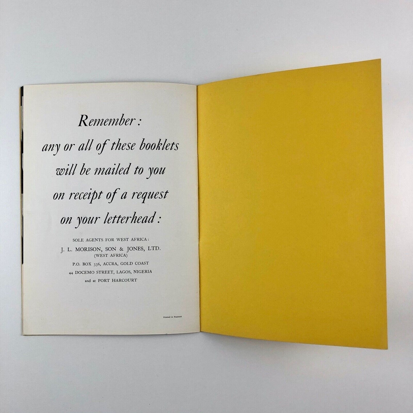 A booklet of interest to every printer... | Stephenson Blake promotional booklet | Undated, probably 1950s?