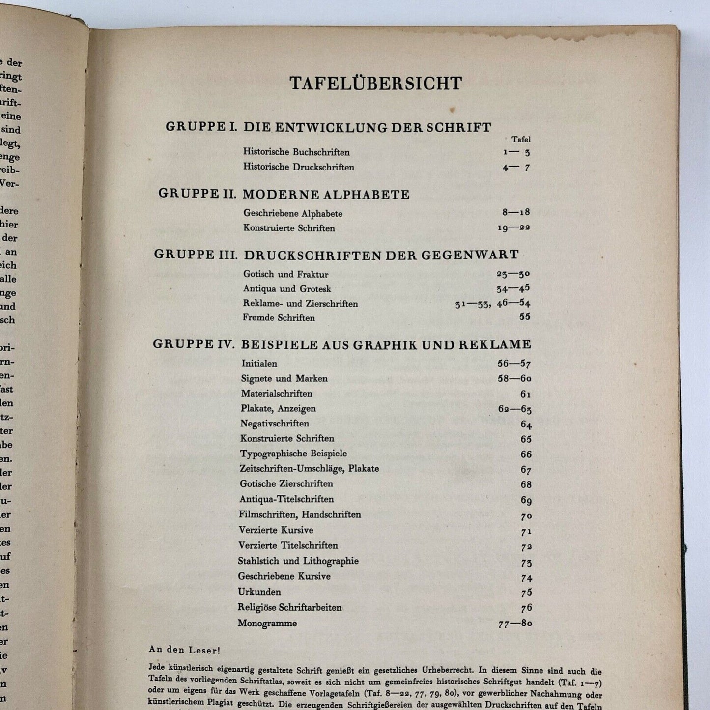 Hoffmanns Schriftatlas 1930 type specimen book by Herbert Hoffmann