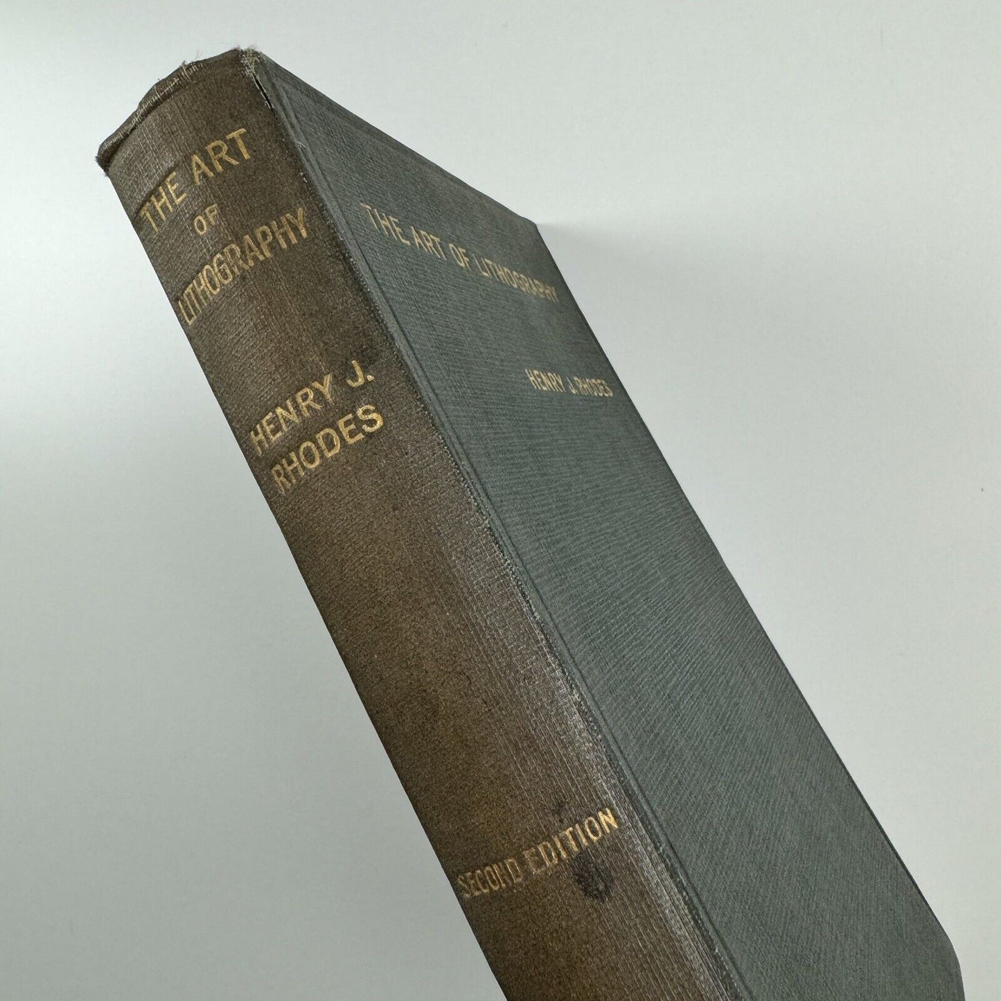 The Art of Lithography by Henry J. Rhodes | Scott Greenwood & Son, 1924 2nd edition