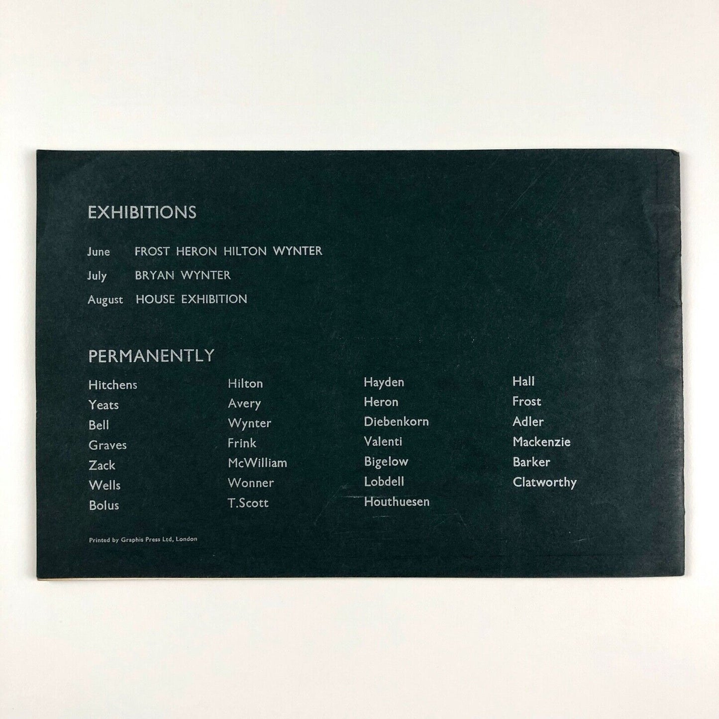 Henri Hayden exhibition catalogue | The Waddington Galleries, London | May 1965