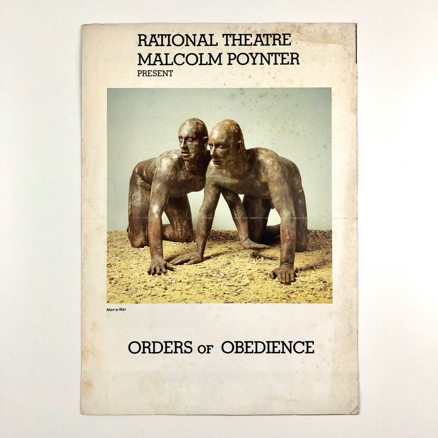 Rational Theatre and Malcolm Poynter present: Orders of Obedience | Booklet, 1980s