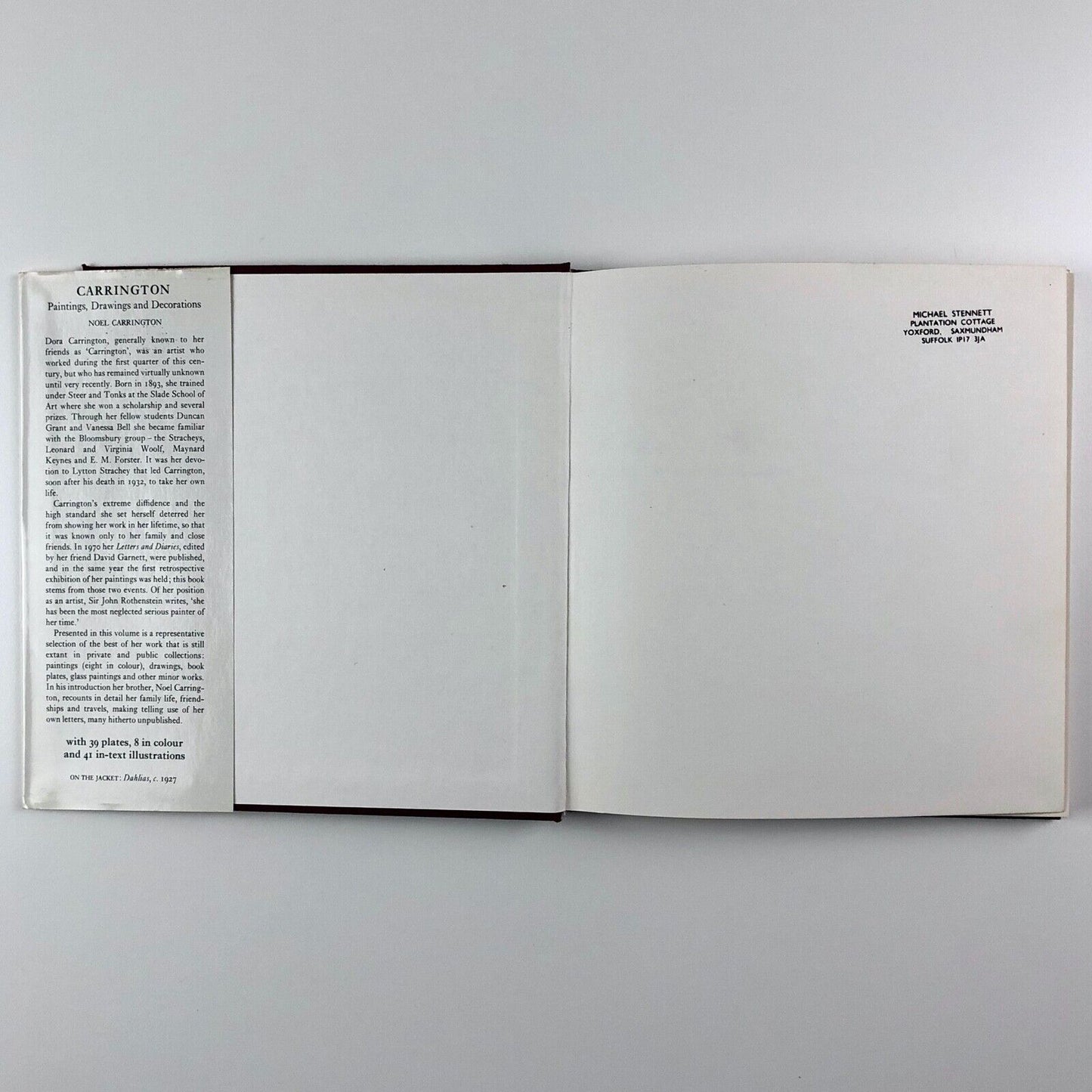 Carrington – Paintings, Drawings and Decorations by Noel Carrington | Thames & Hudson revised edition, 1980