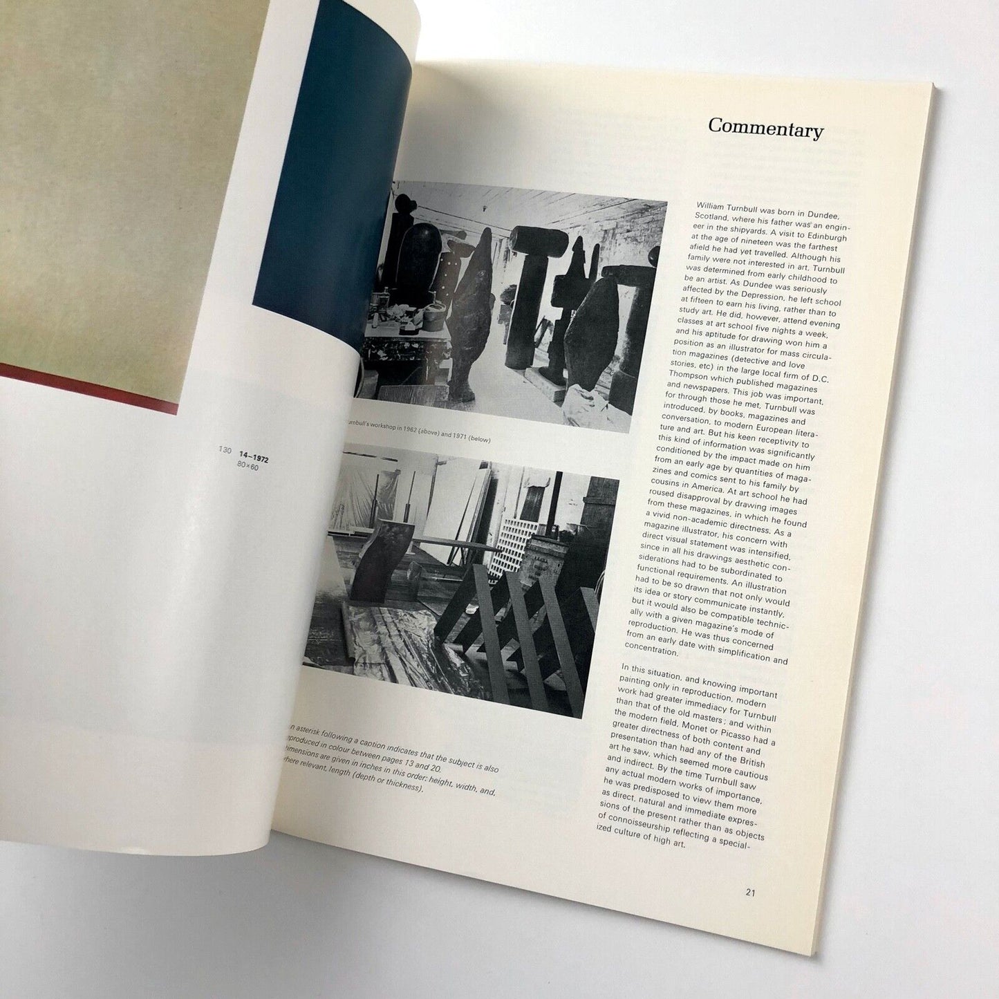 William Turnbull: Sculpture and Painting | Richard Morphet | Tate Gallery catalogue, 1973