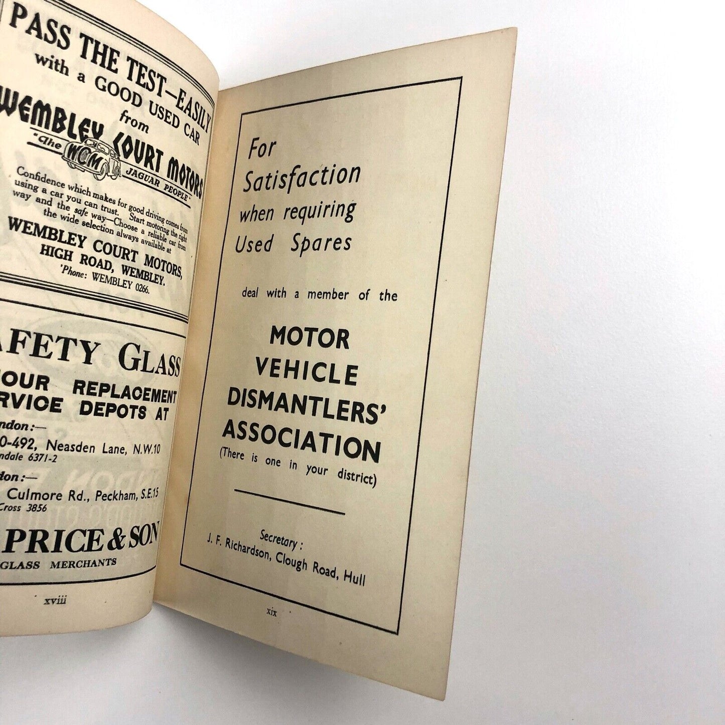 The Driving Test Fully Explained by F.S. Hollidge | Temple Press, 1947