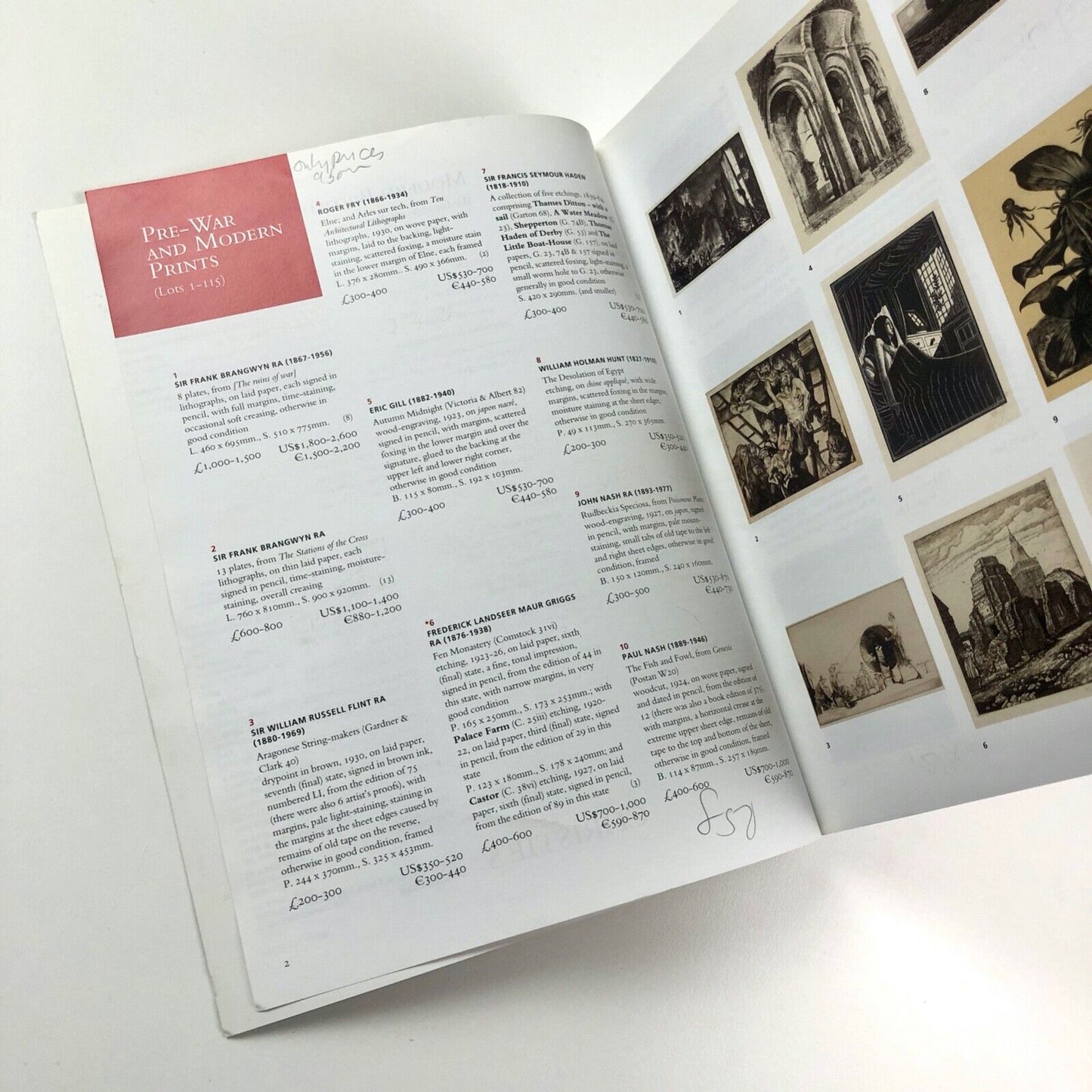 Modern British Prints | Christie’s South Kensington, 12 April 2006, sale no. 5019
