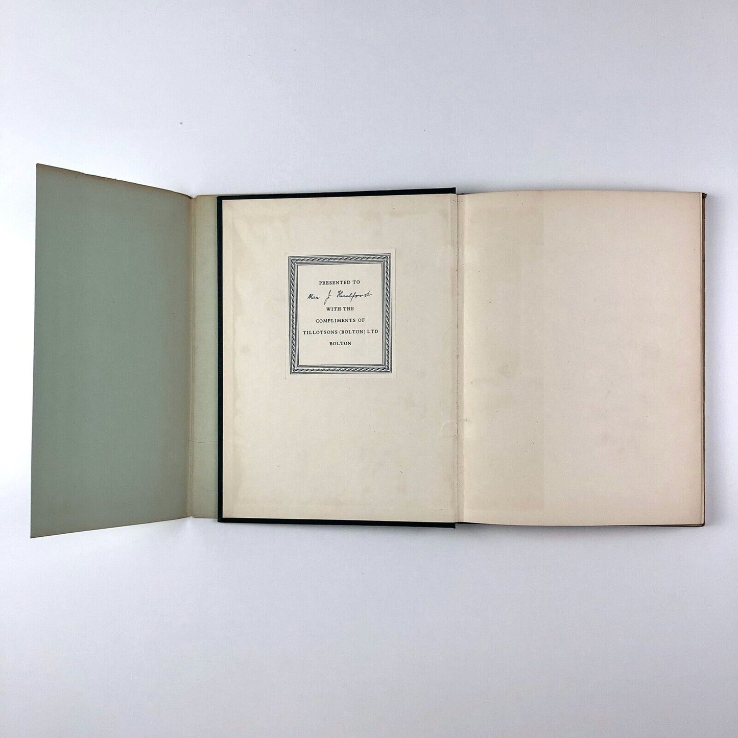 Tillotsons Type Specimen book new edition | December 1952