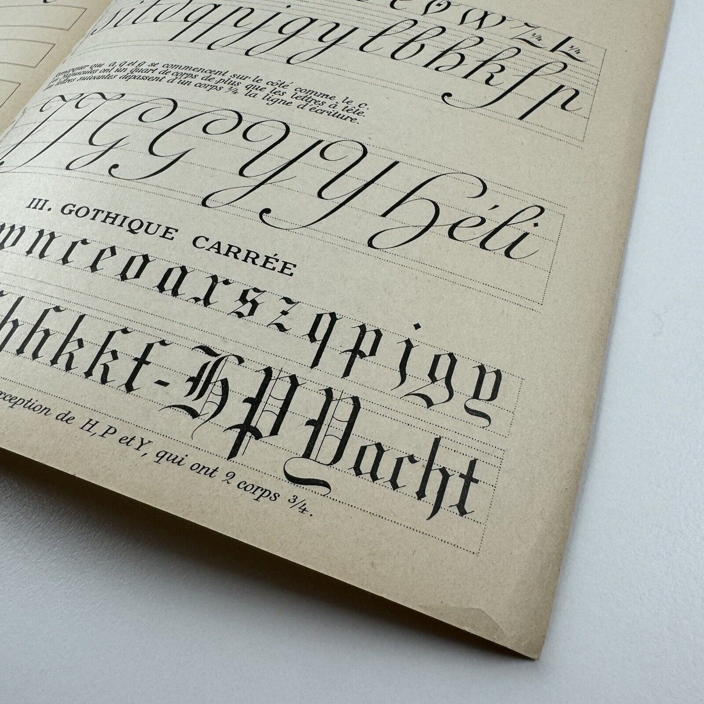 Nationale. 6me cahier. Nouvelle méthode d’écriture | calligraphy text book | Marshall Foch on cover