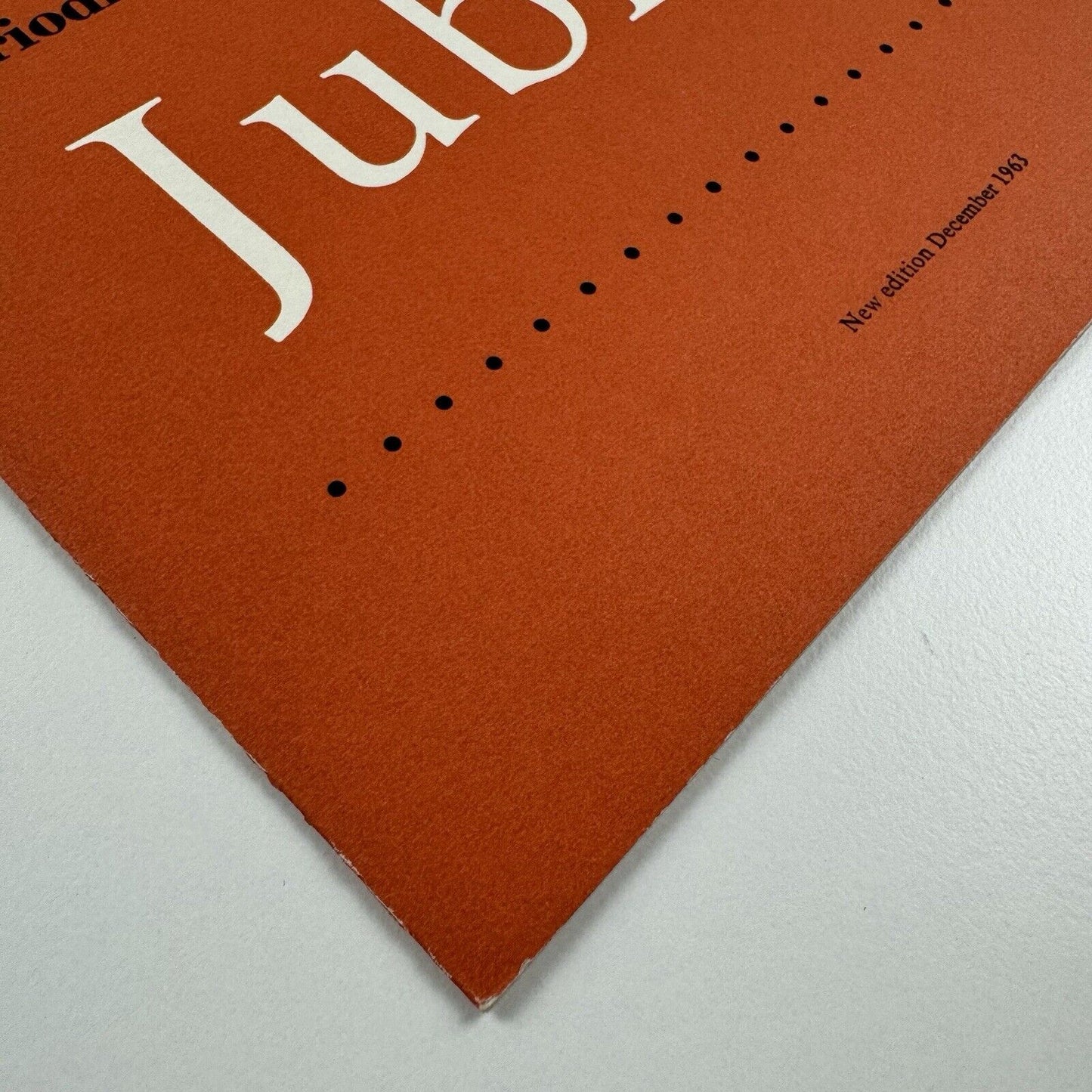 Linotype Jubilee type face – type specimen leaflet | December 1963 | Newspaper type