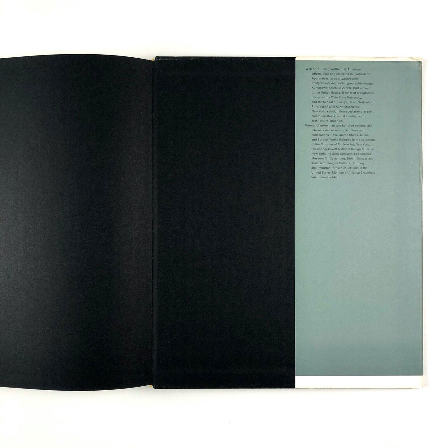 Typography: Macro + Microaesthetics by Willi Kunz | Verlag Niggli | 2000 edition