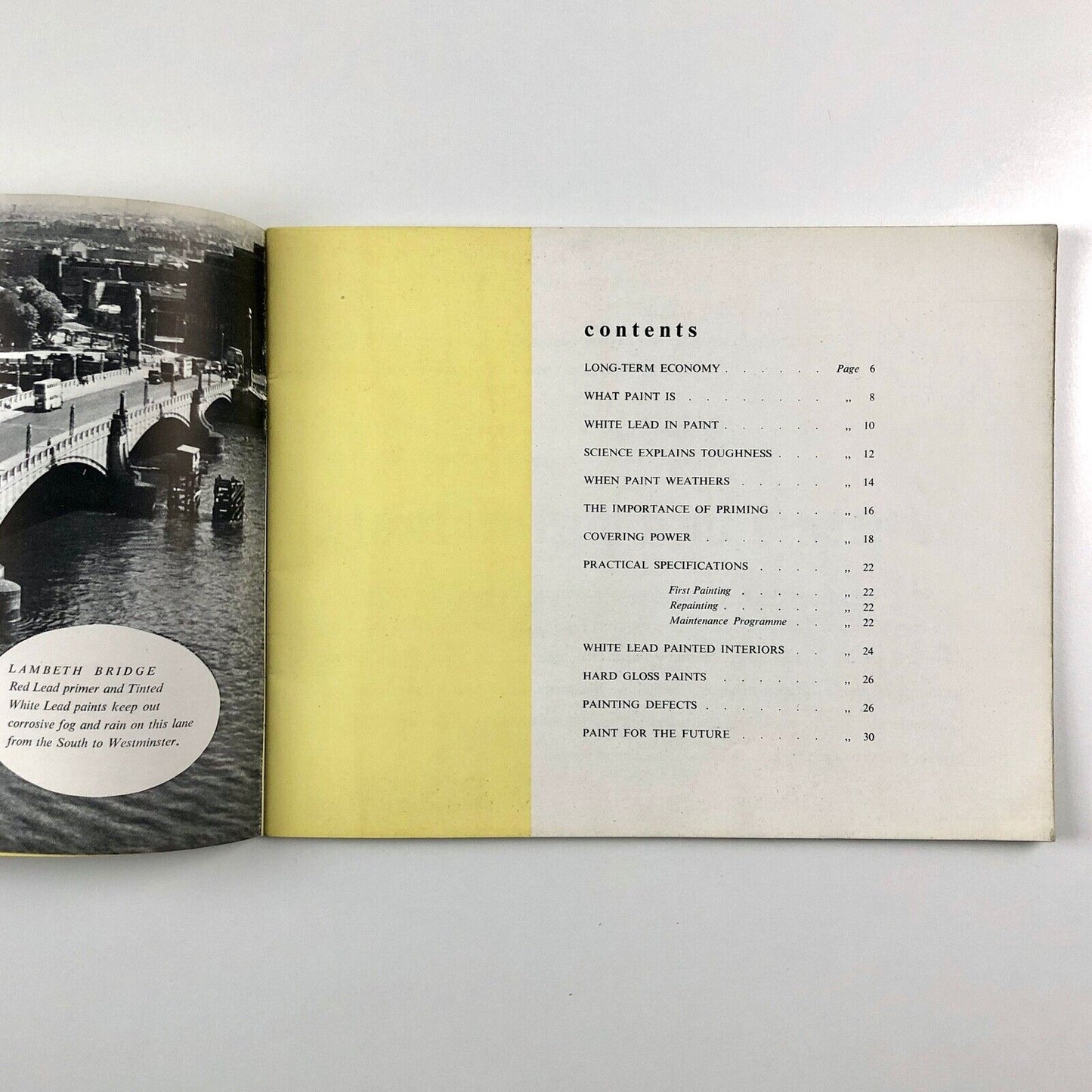 Painting With A Policy | Associated Lead Manufacturers Limited trade brochure | undated, presumably late 1940s-early 1950s