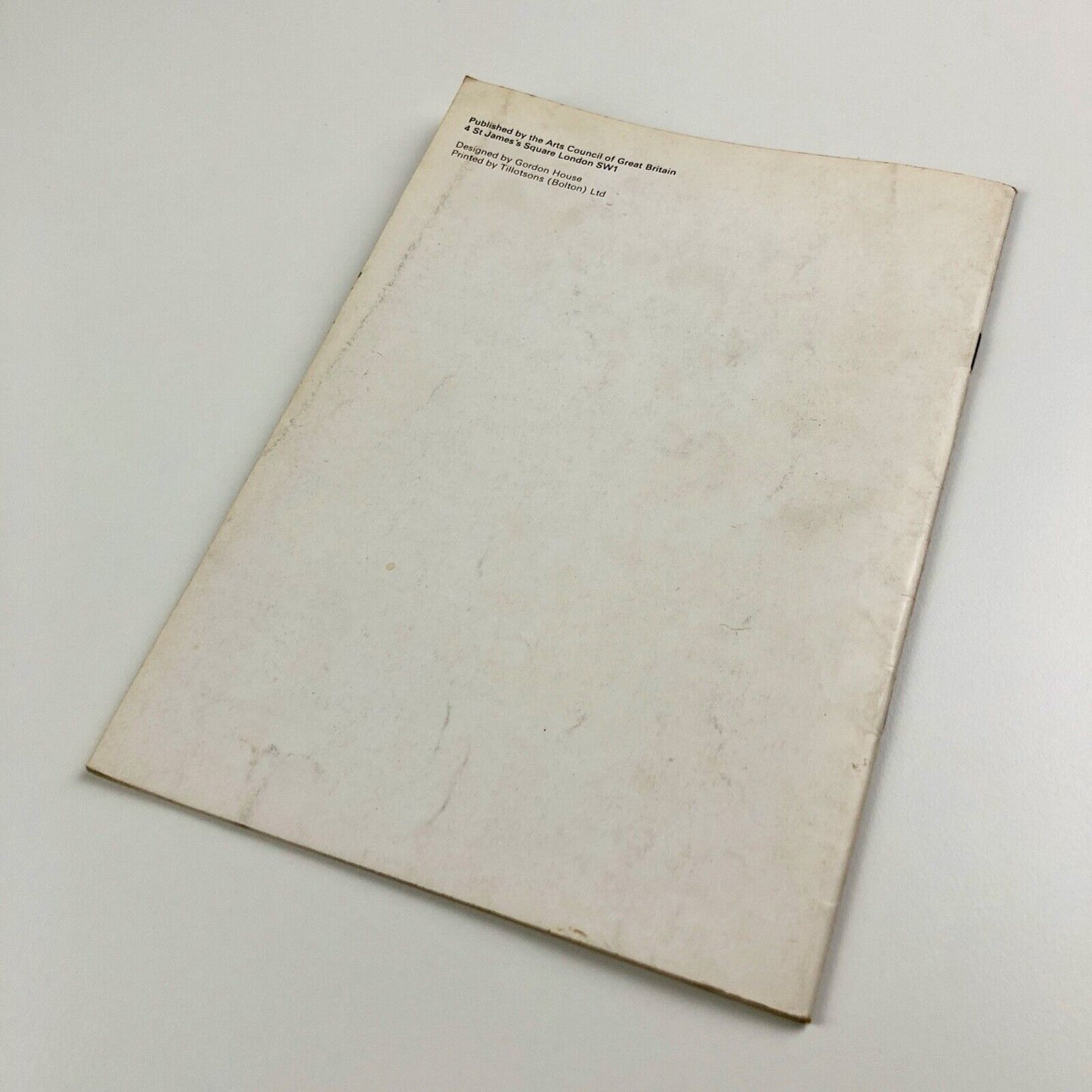 Decade 1910-20 | Arts Council, 1970 catalogue | design by Gordon House