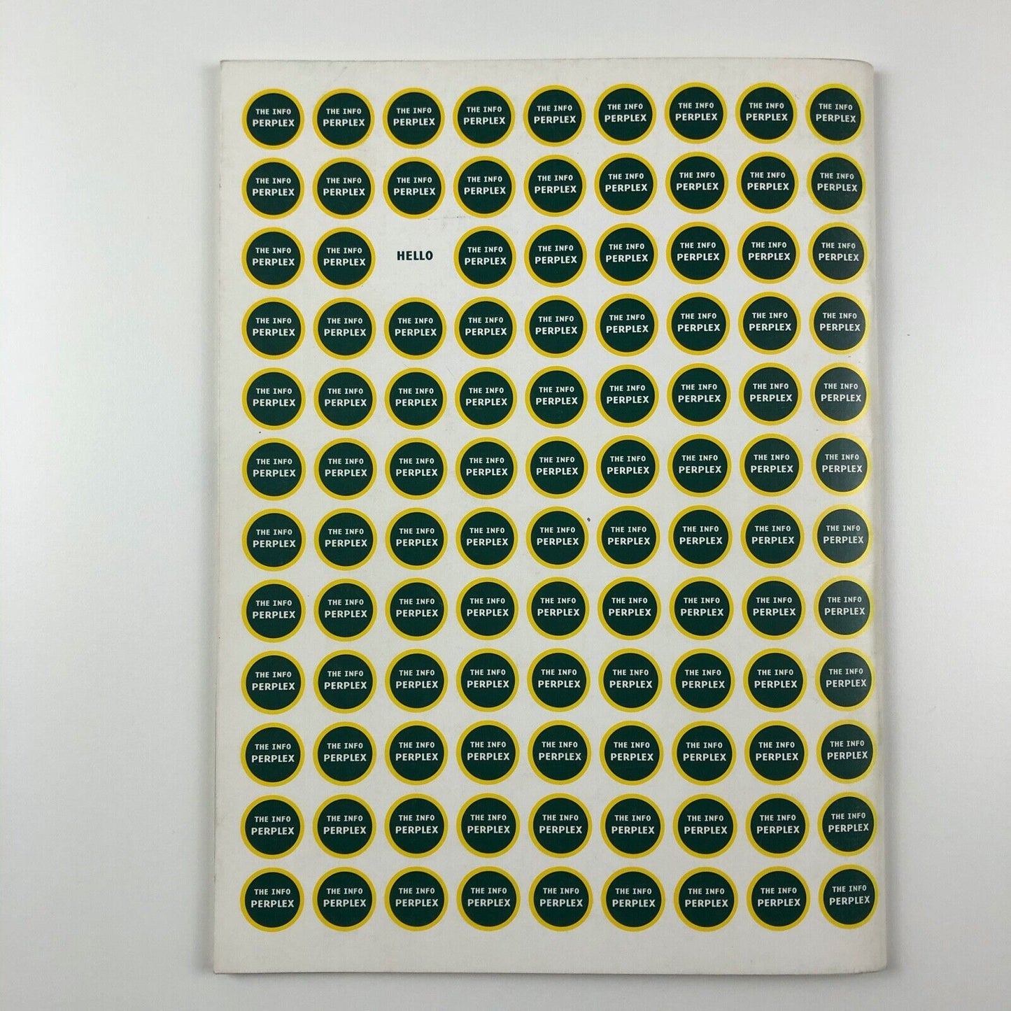 Emigre 40 The Info Perplex | Ed. Andrew Bauvert, designer Rudy VanderLans, 1996