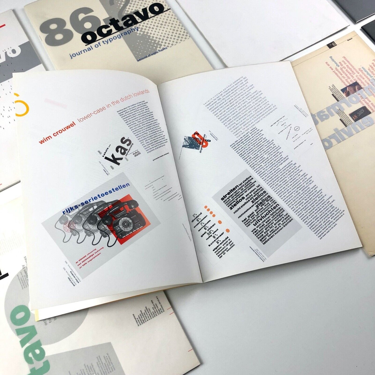 Octavo Journal of Typography seven issues 86.1 to 90.7 (excluding issue 8 on CD)
